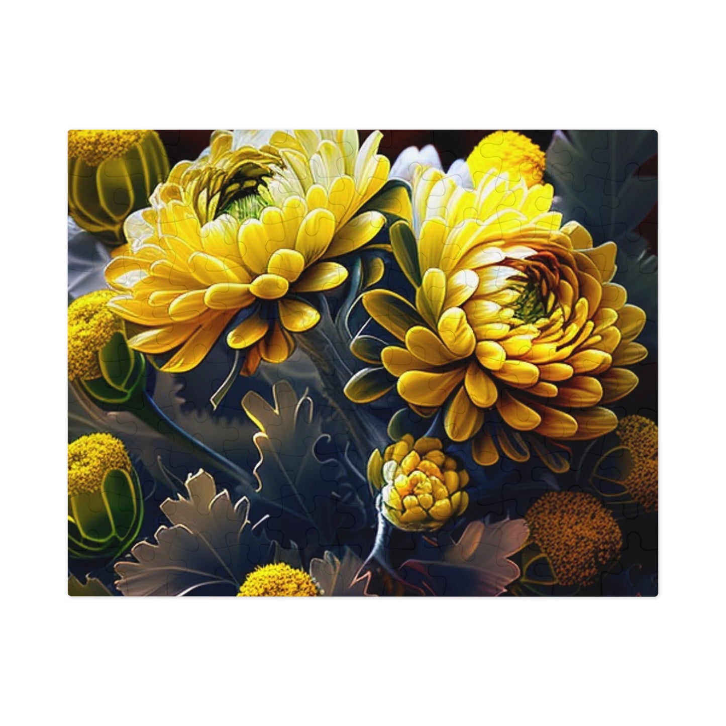 Jigsaw Puzzle (30, 110, 252, 500,1000-Piece) Yellow Hermosas Flores Amarillas 3