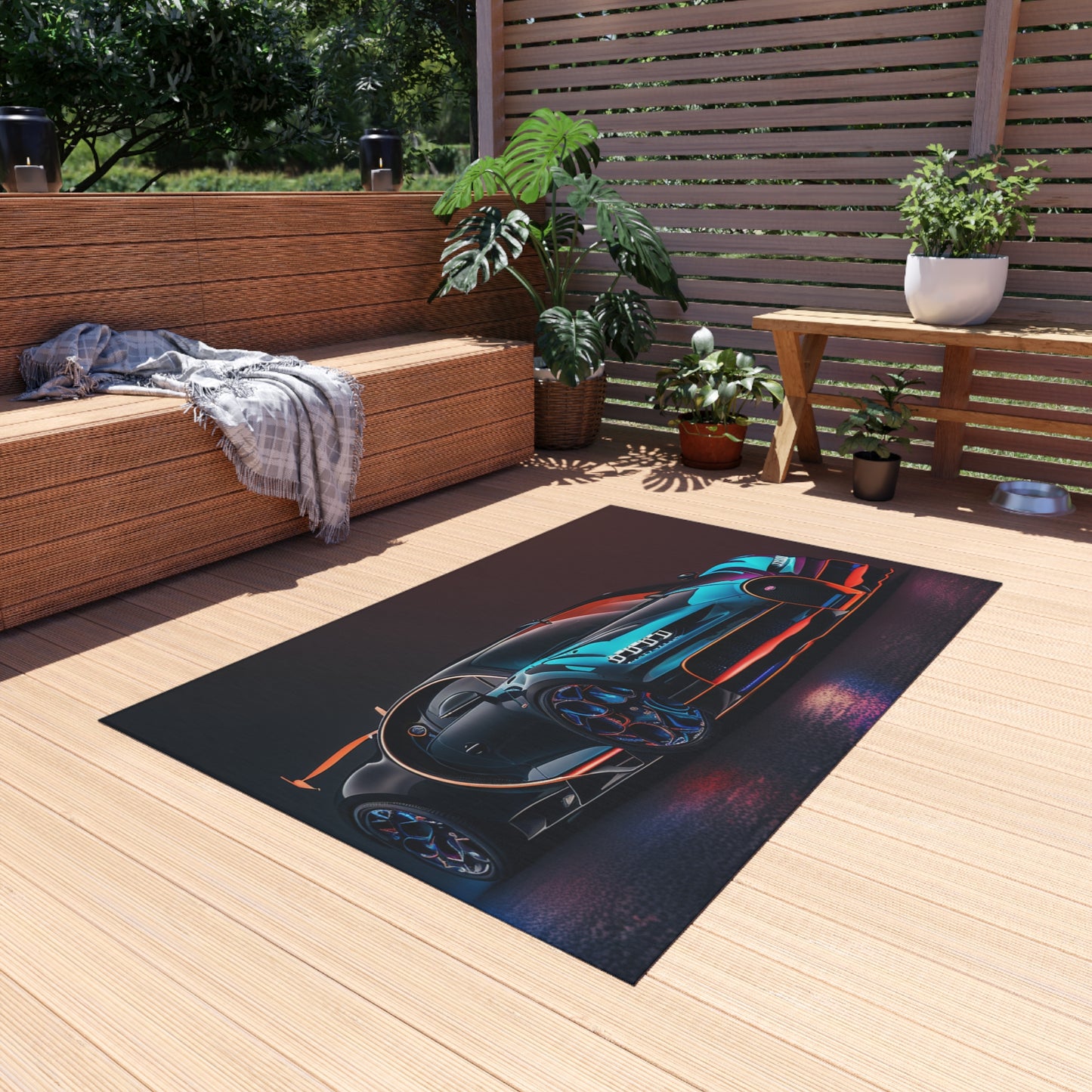 Outdoor Rug  Bugatti Chiron Super 1