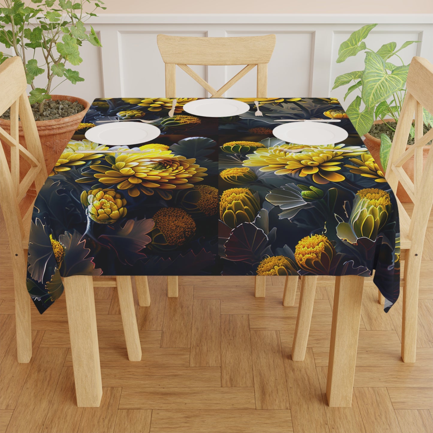 Tablecloth Yellow Hermosas Flores Amarillas 5