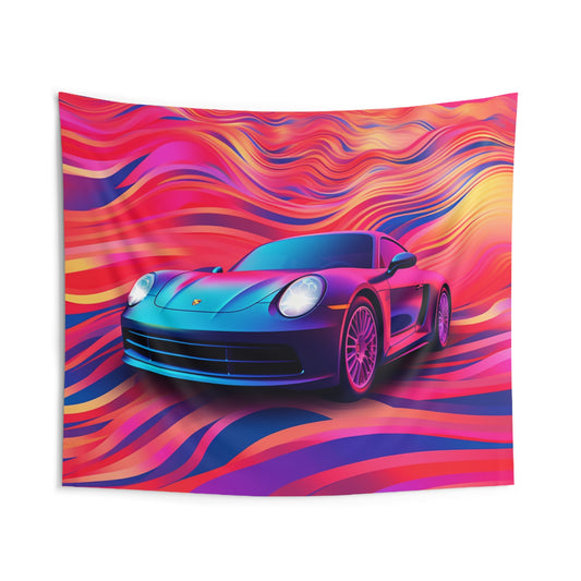 Indoor Wall Tapestries Porsche Water Fusion 3