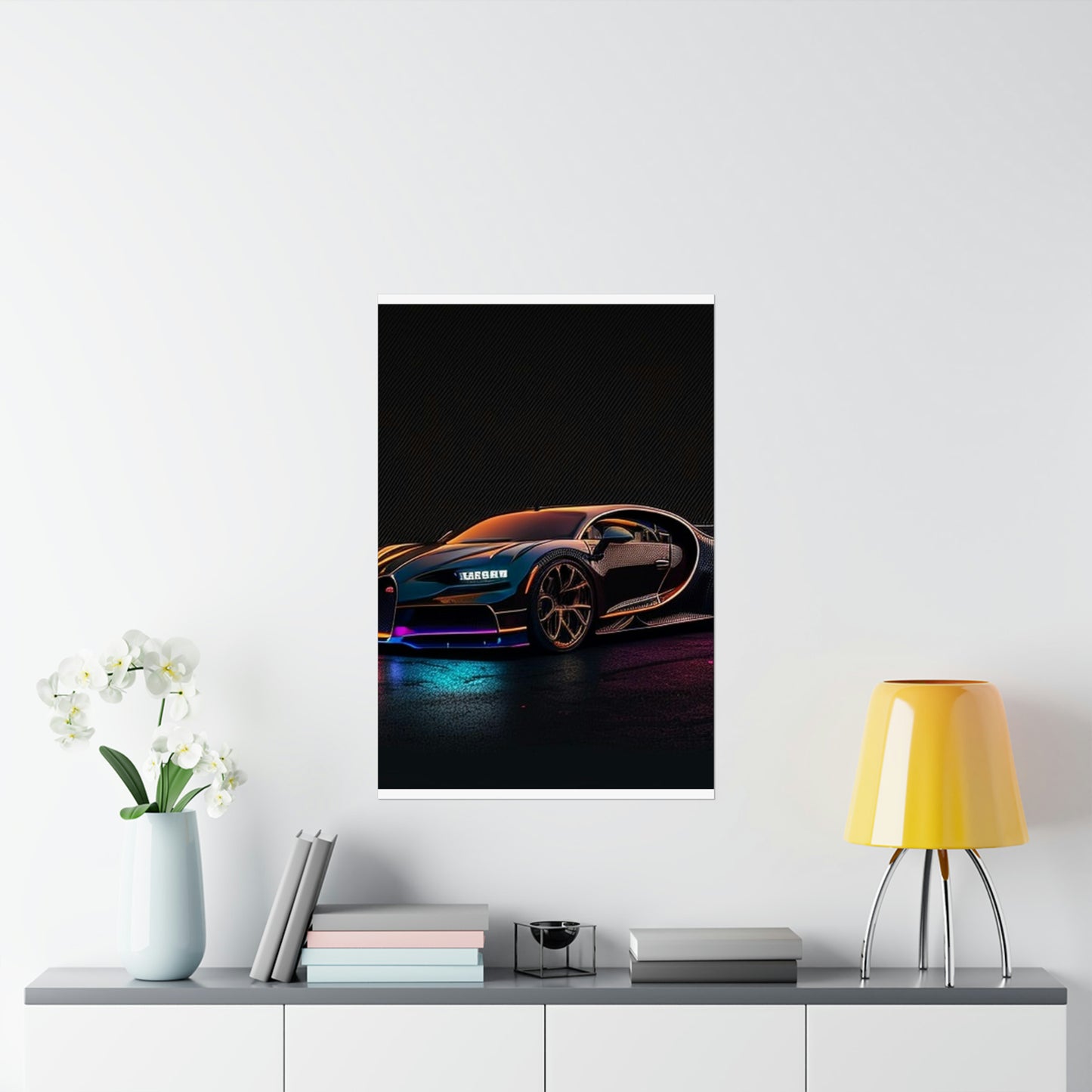 Premium Matte Vertical Posters Bugatti Chiron Super 4