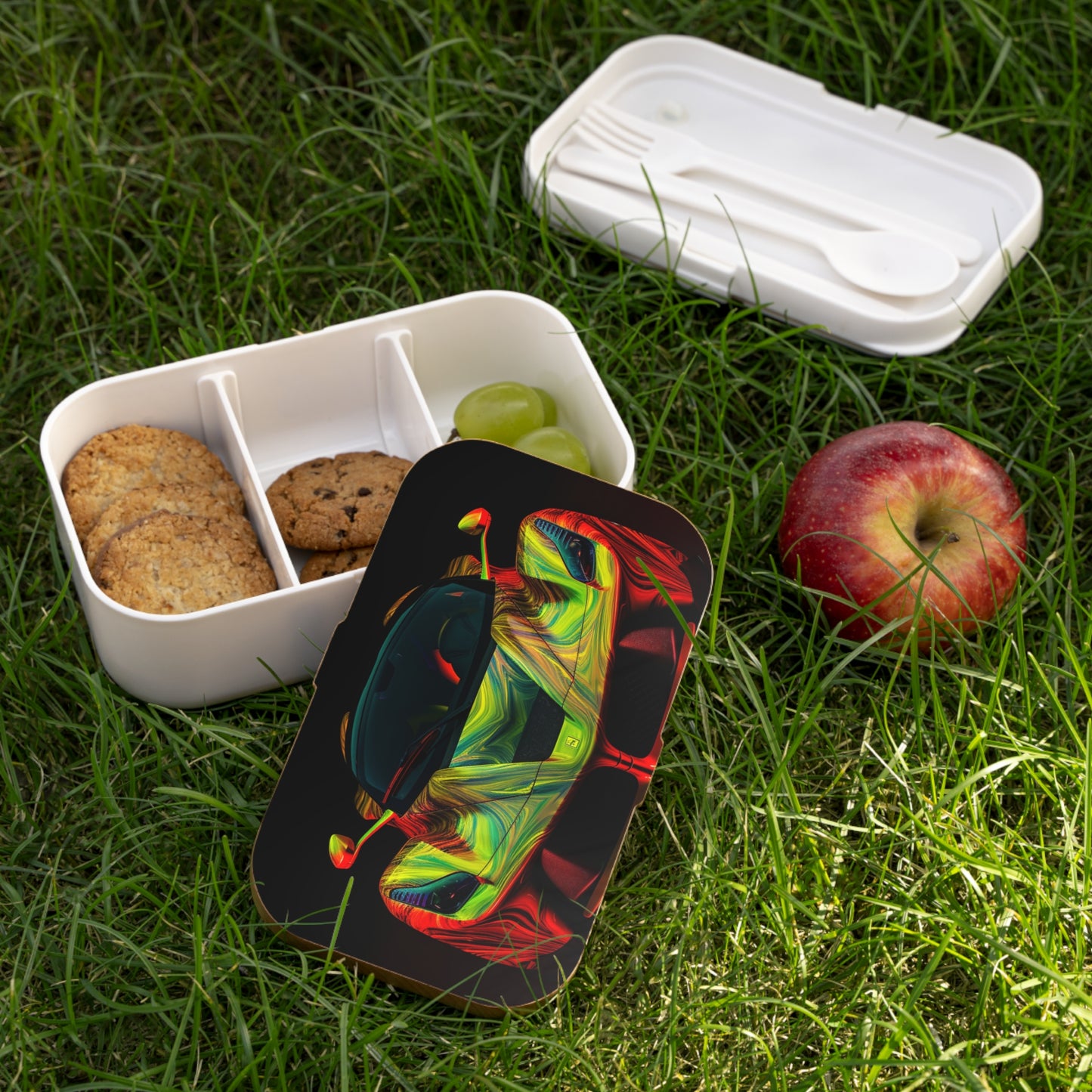 Bento Lunch Box Ferrari Neon 1