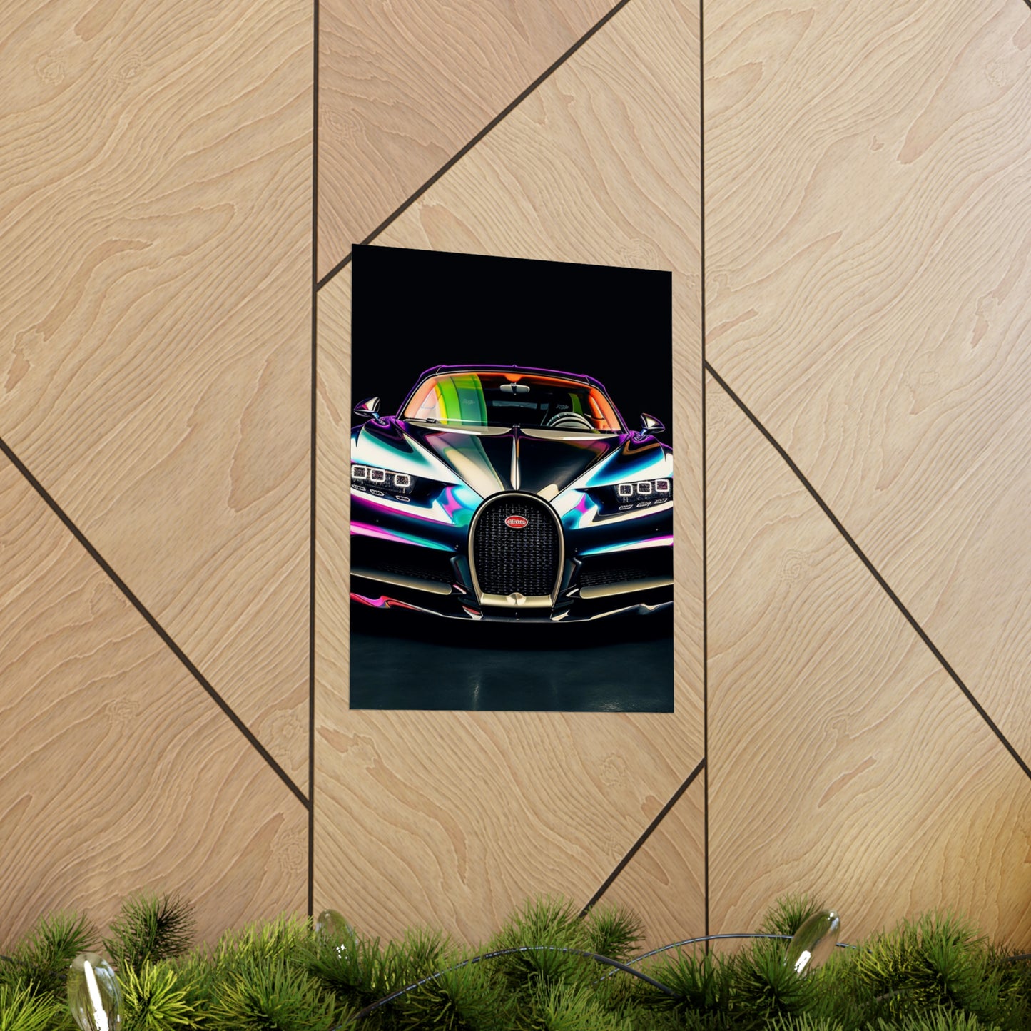 Premium Matte Vertical Posters Hyper Bugatti Chiron 4