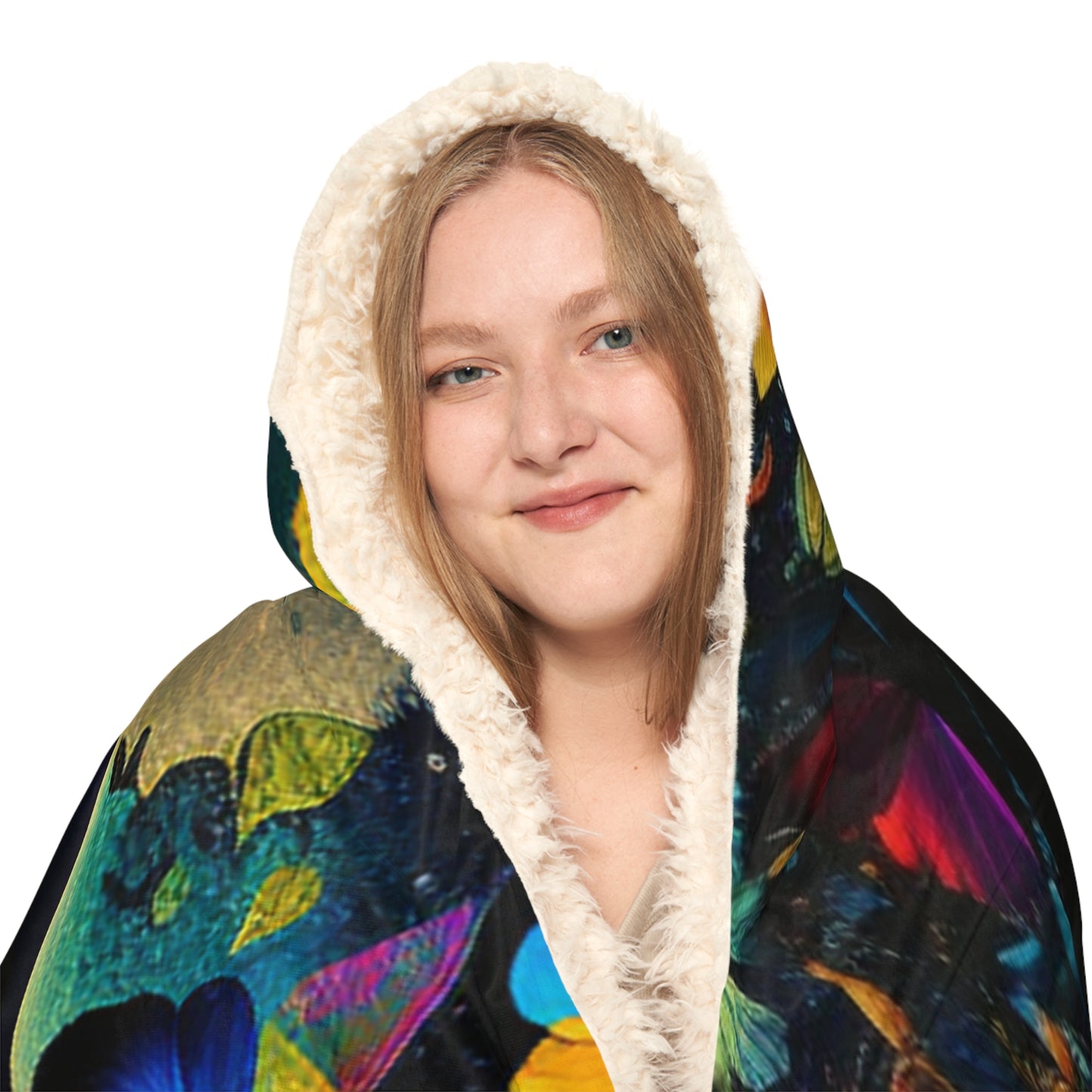 Snuggle Hooded Blanket Moon Butterfly 5