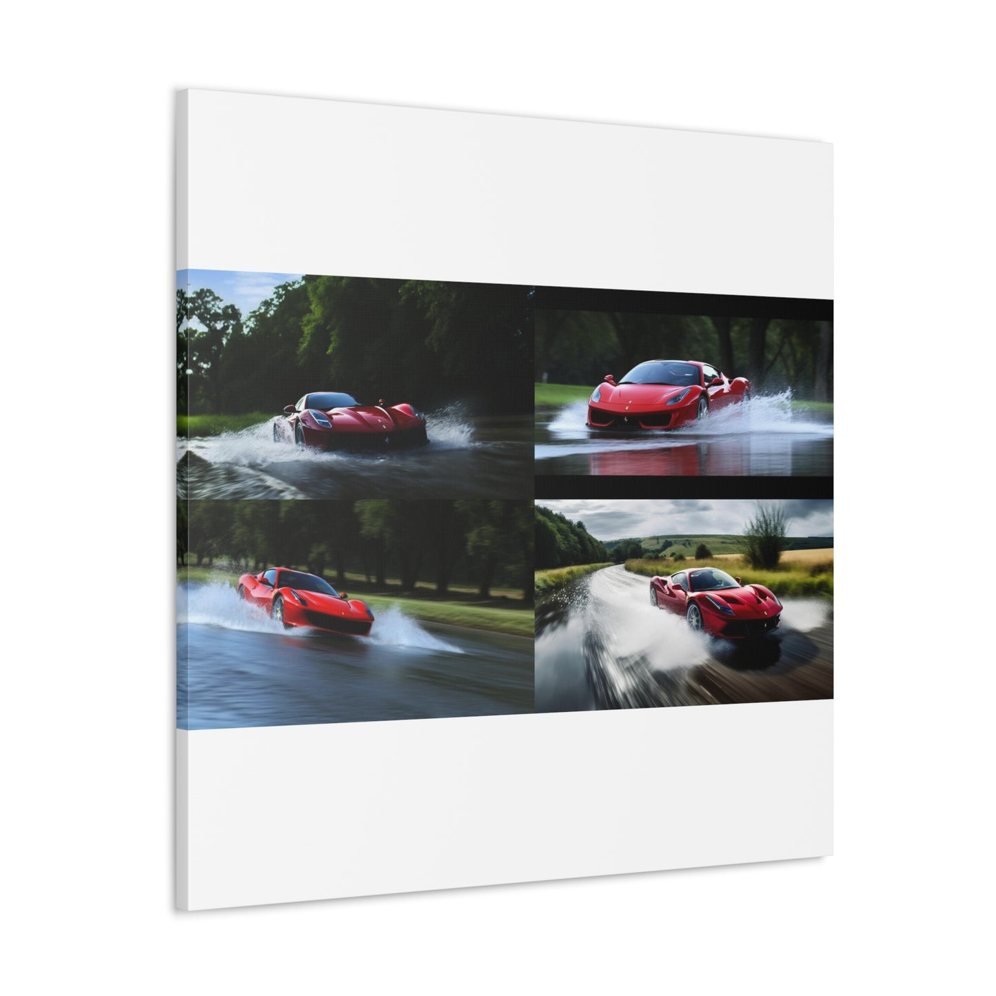 Canvas Gallery Wraps Water Ferrari Splash 5