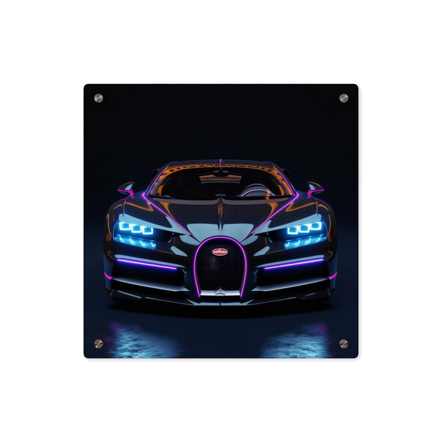 Acrylic Wall Art Panels Hyper Bugatti Chiron 2