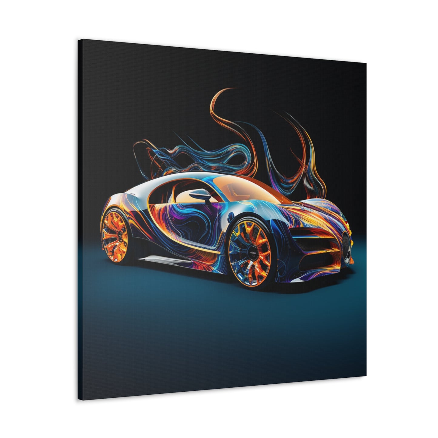 Canvas Gallery Wraps Bugatti Abstract Flair 2