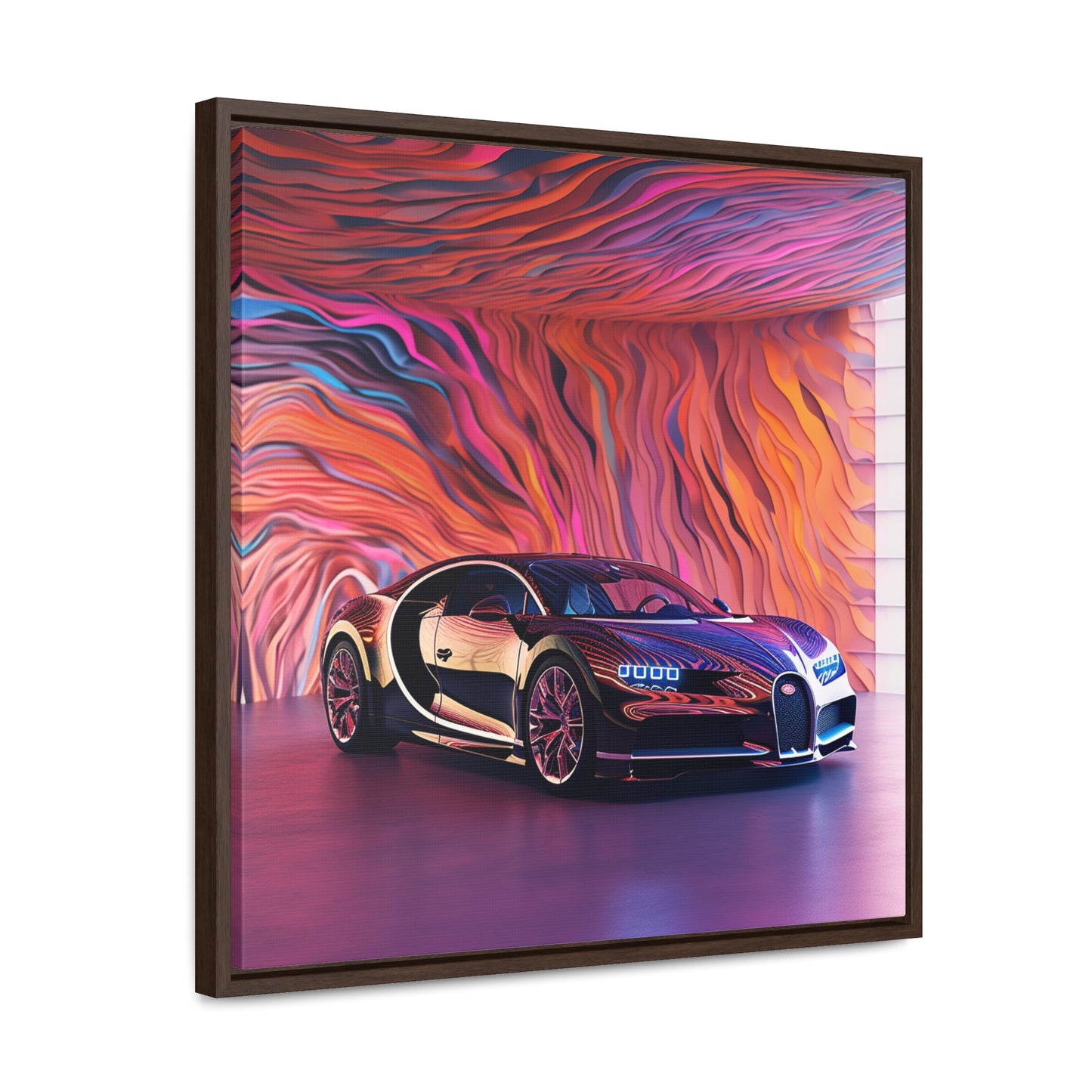 Gallery Canvas Wraps, Square Frame Bugatti Abstract Flair 4