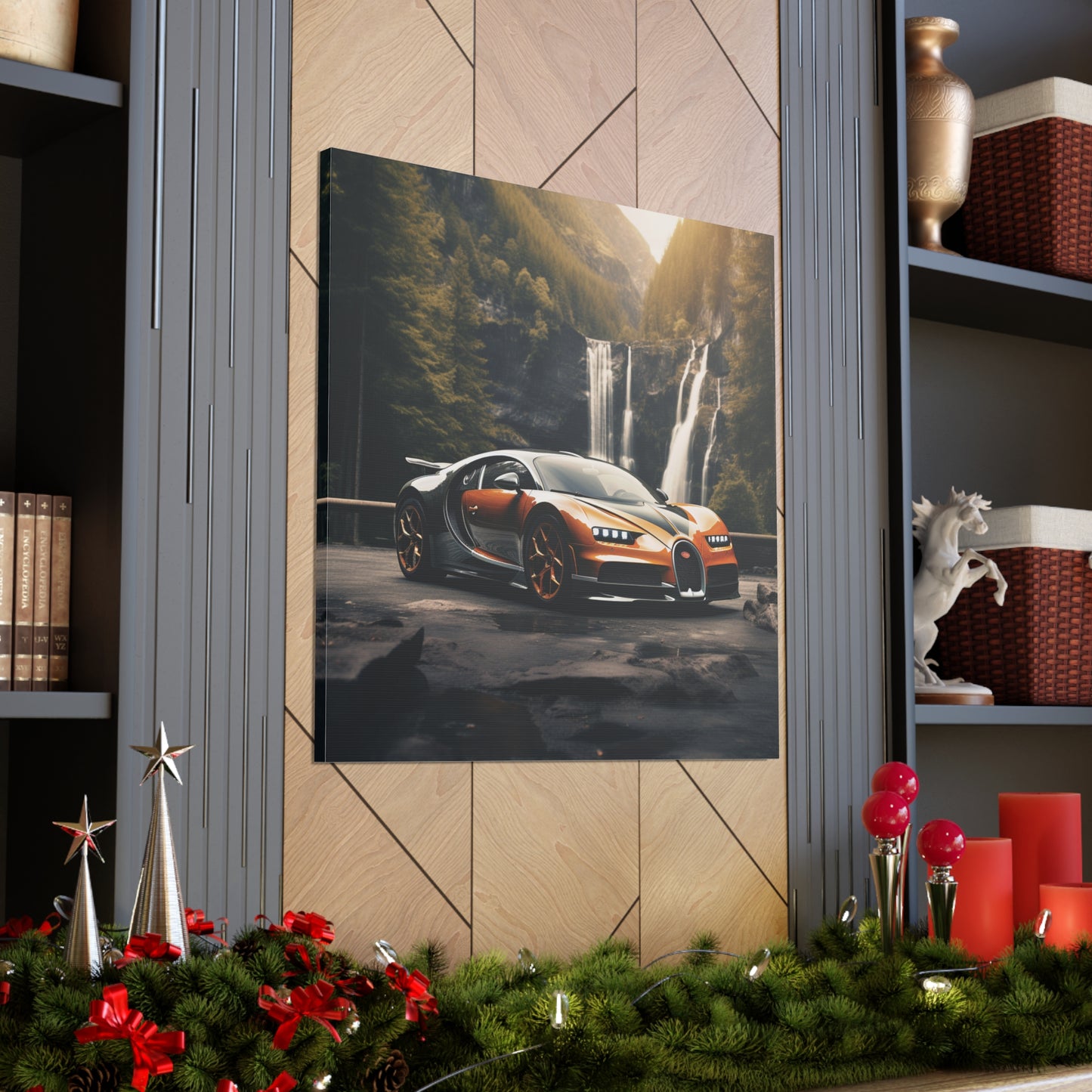 Canvas Gallery Wraps Bugatti Waterfall 3