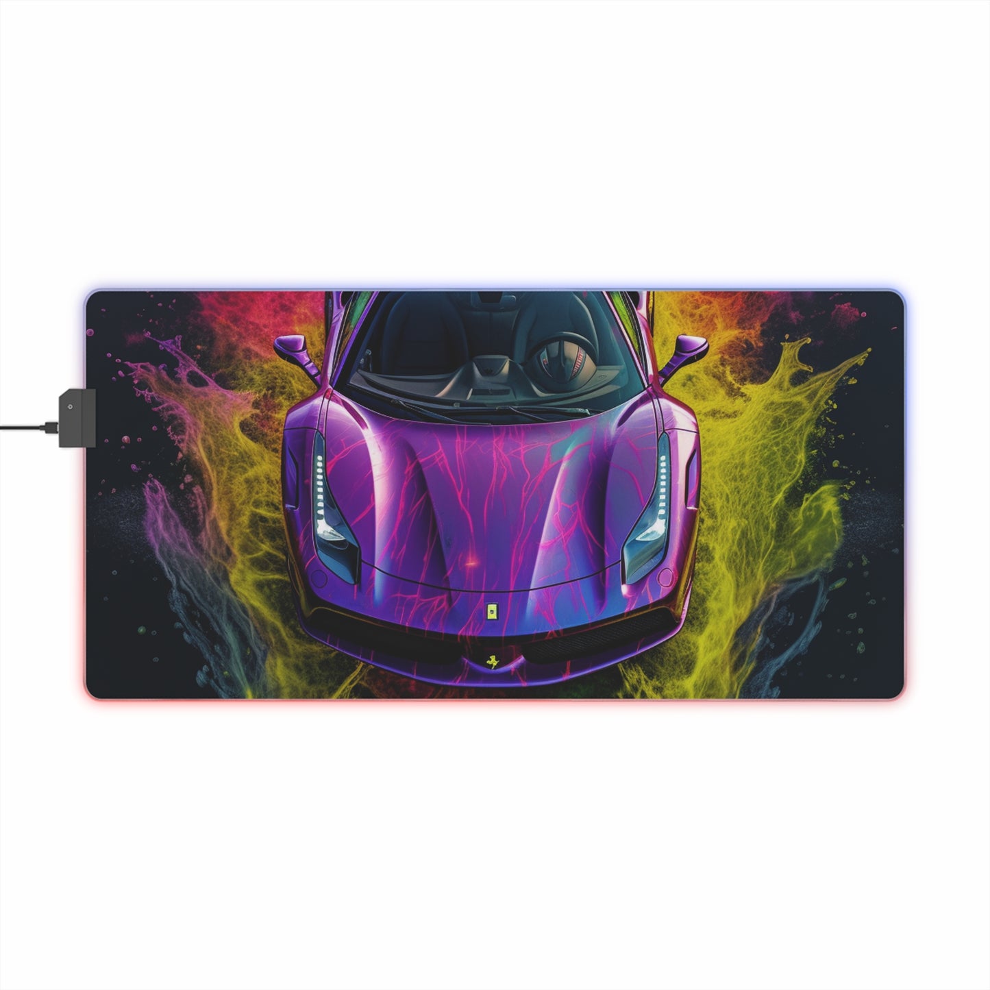 LED Gaming Mouse Pad Farrari Water 3