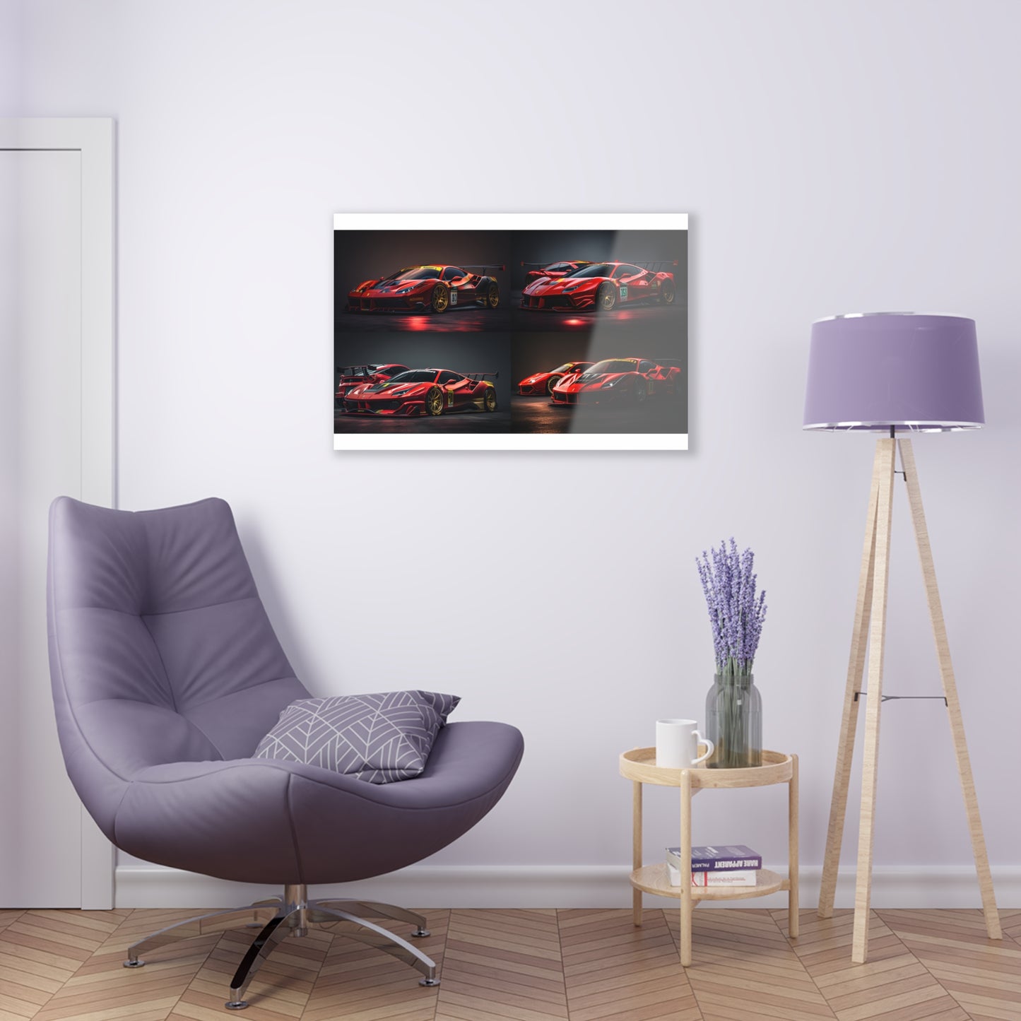 Acrylic Prints Ferrari Red 5