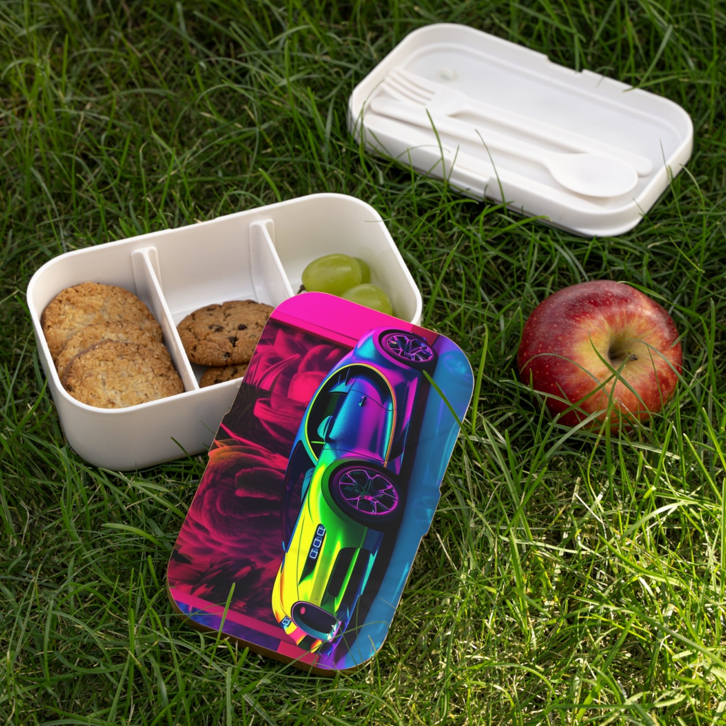 Bento Lunch Box Florescent Bugatti Flair 1