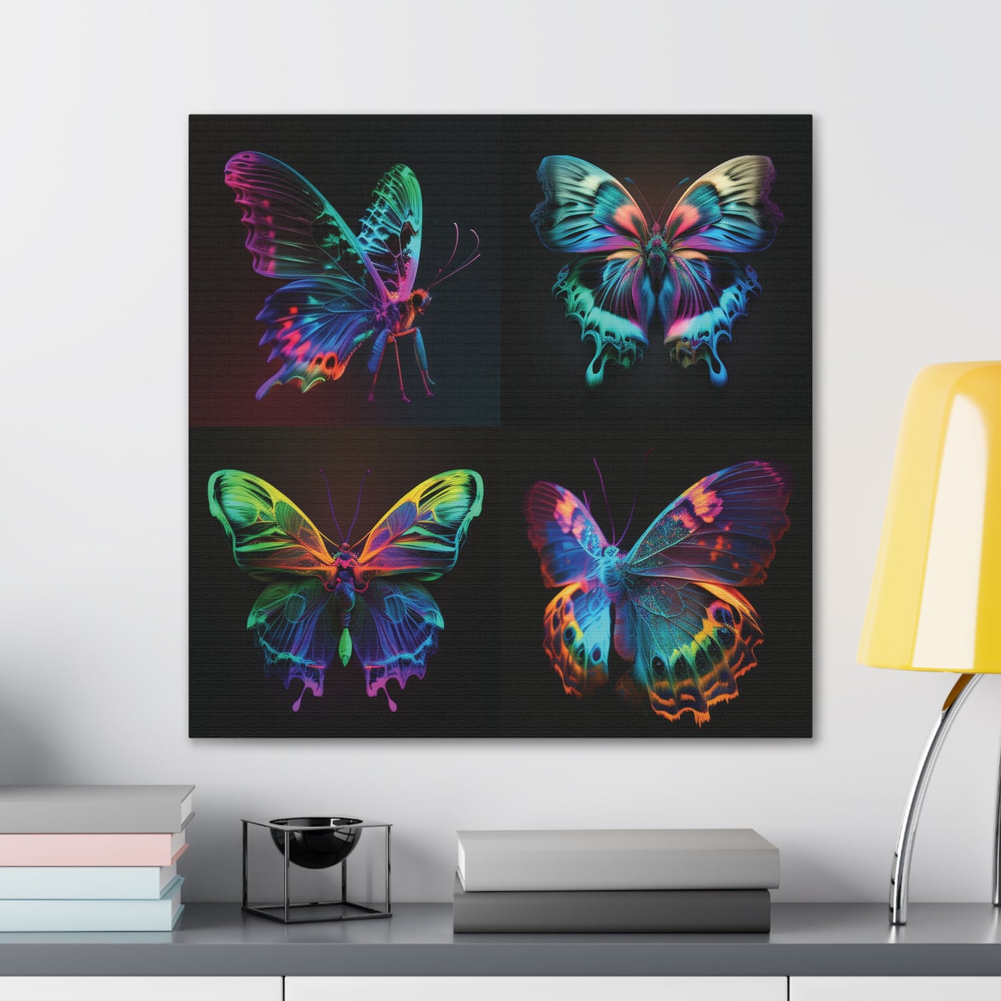 Canvas Gallery Wraps Raw Hyper Color Butterfly 5