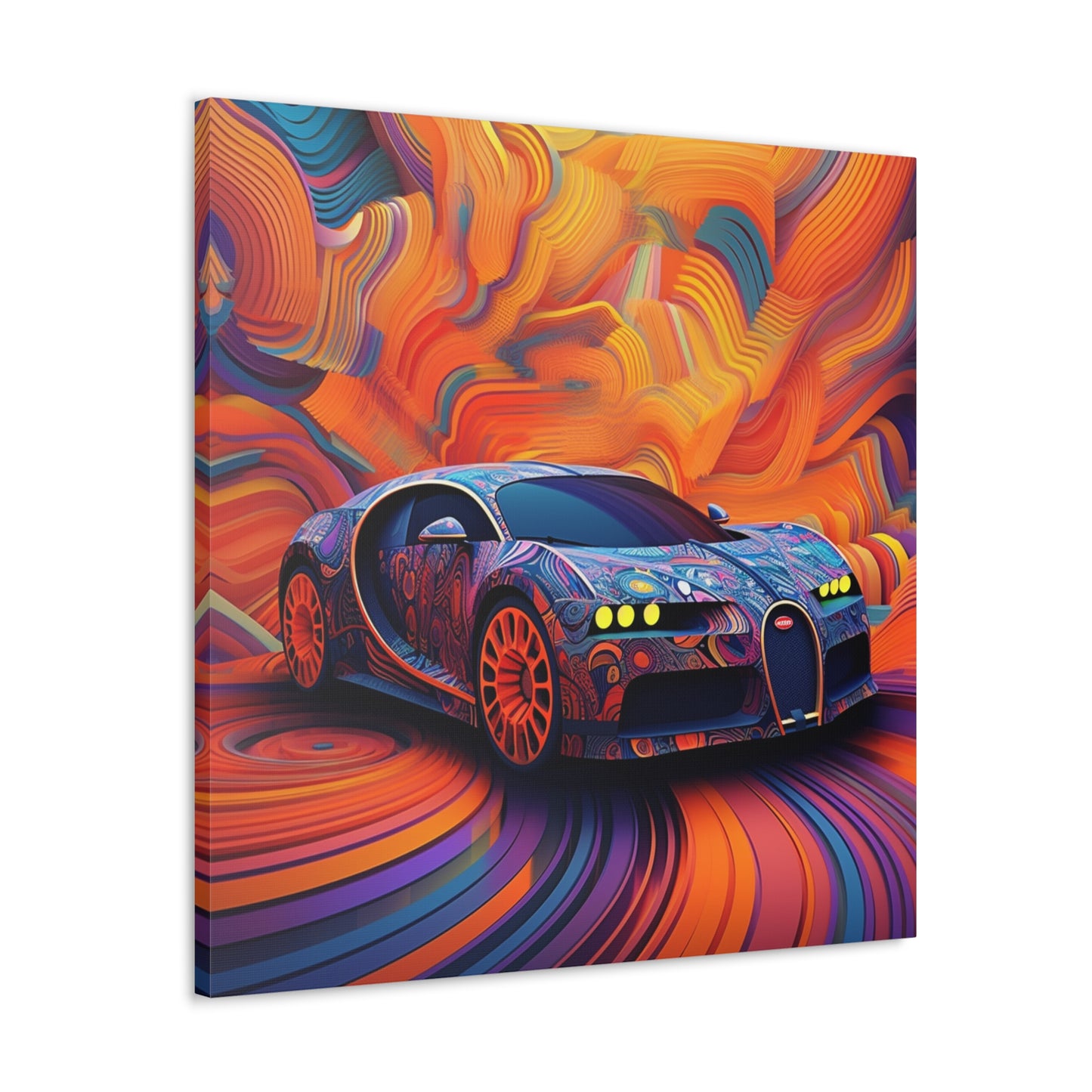 Canvas Gallery Wraps Bugatti Abstract Concept 4