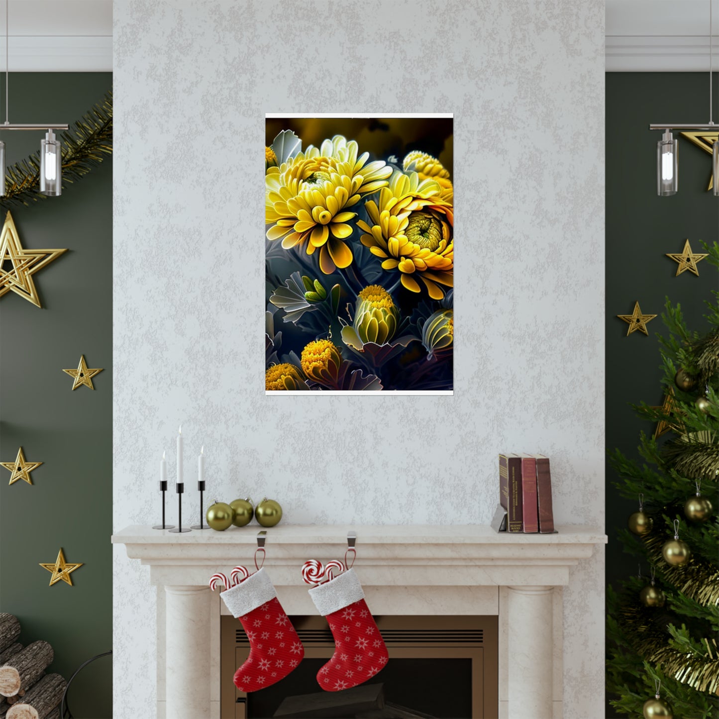 Premium Matte Vertical Posters Yellow Hermosas Flores Amarillas 4