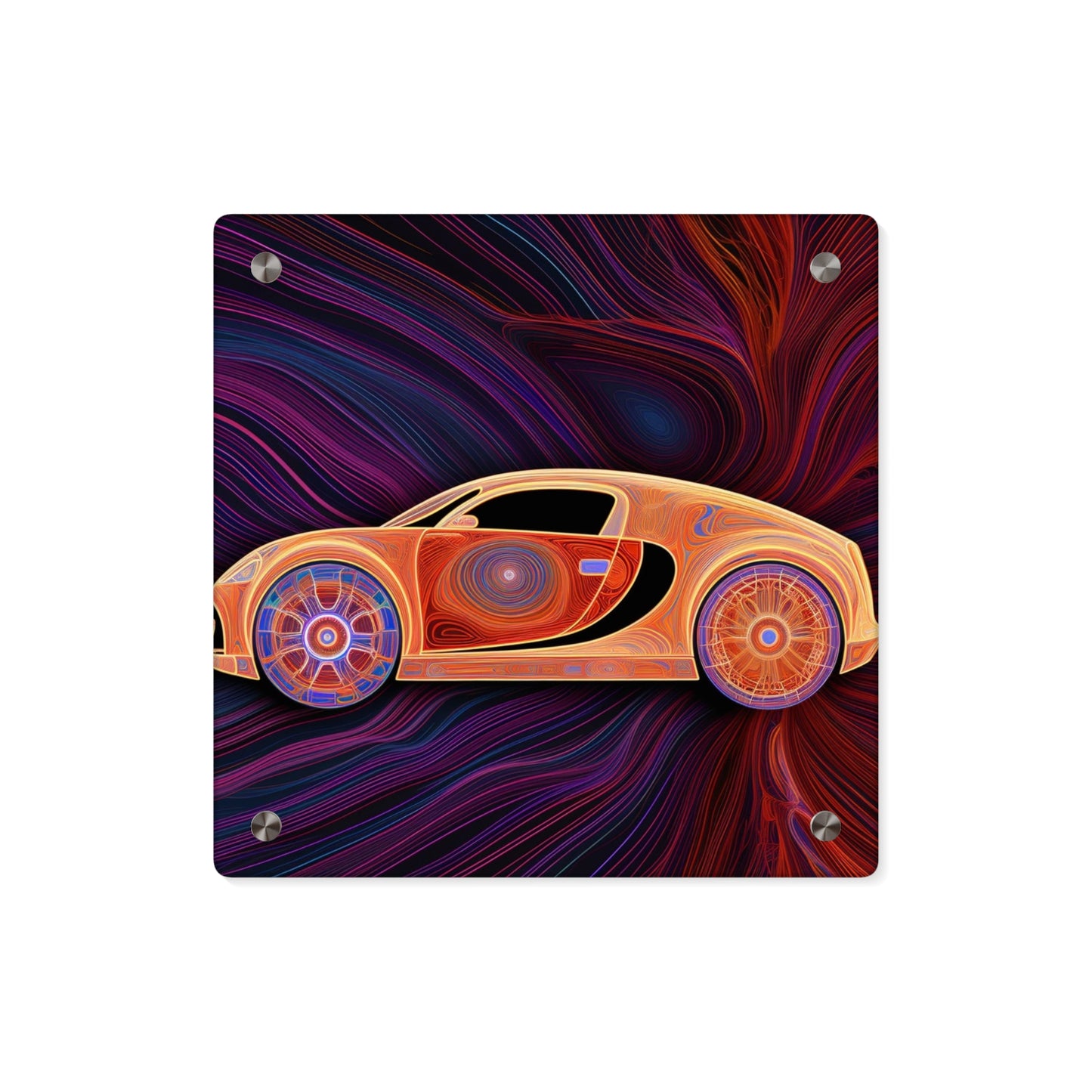 Acrylic Wall Art Panels Bugatti Abstract Concept 2