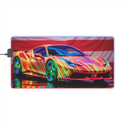 LED Gaming Mouse Pad Hyper Colorfull Ferrari 4