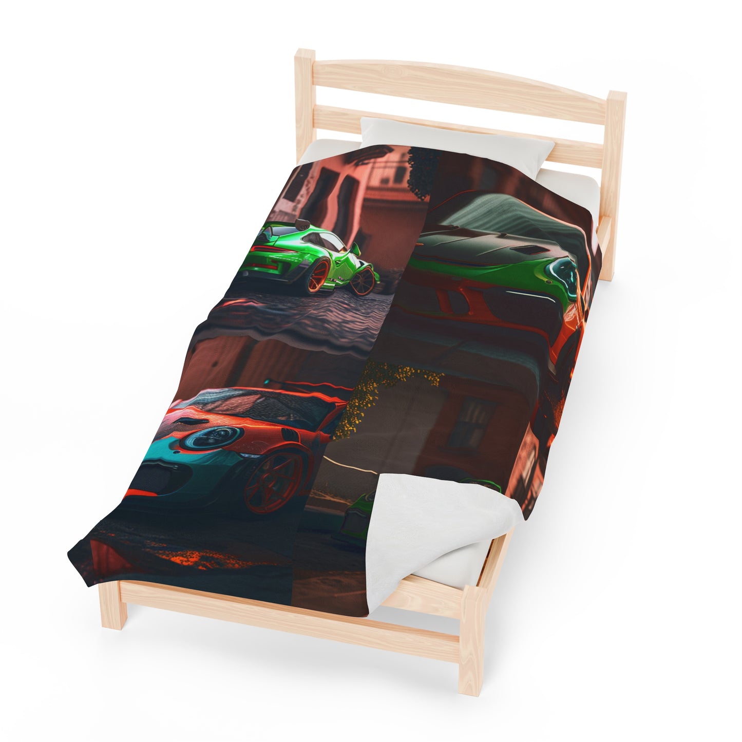 Velveteen Plush Blanket porsche 911 gt3 5