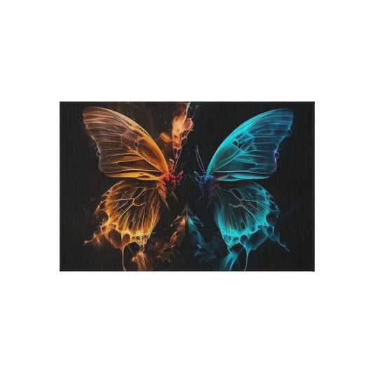 Outdoor Rug  Neon Glo Butterfly 4