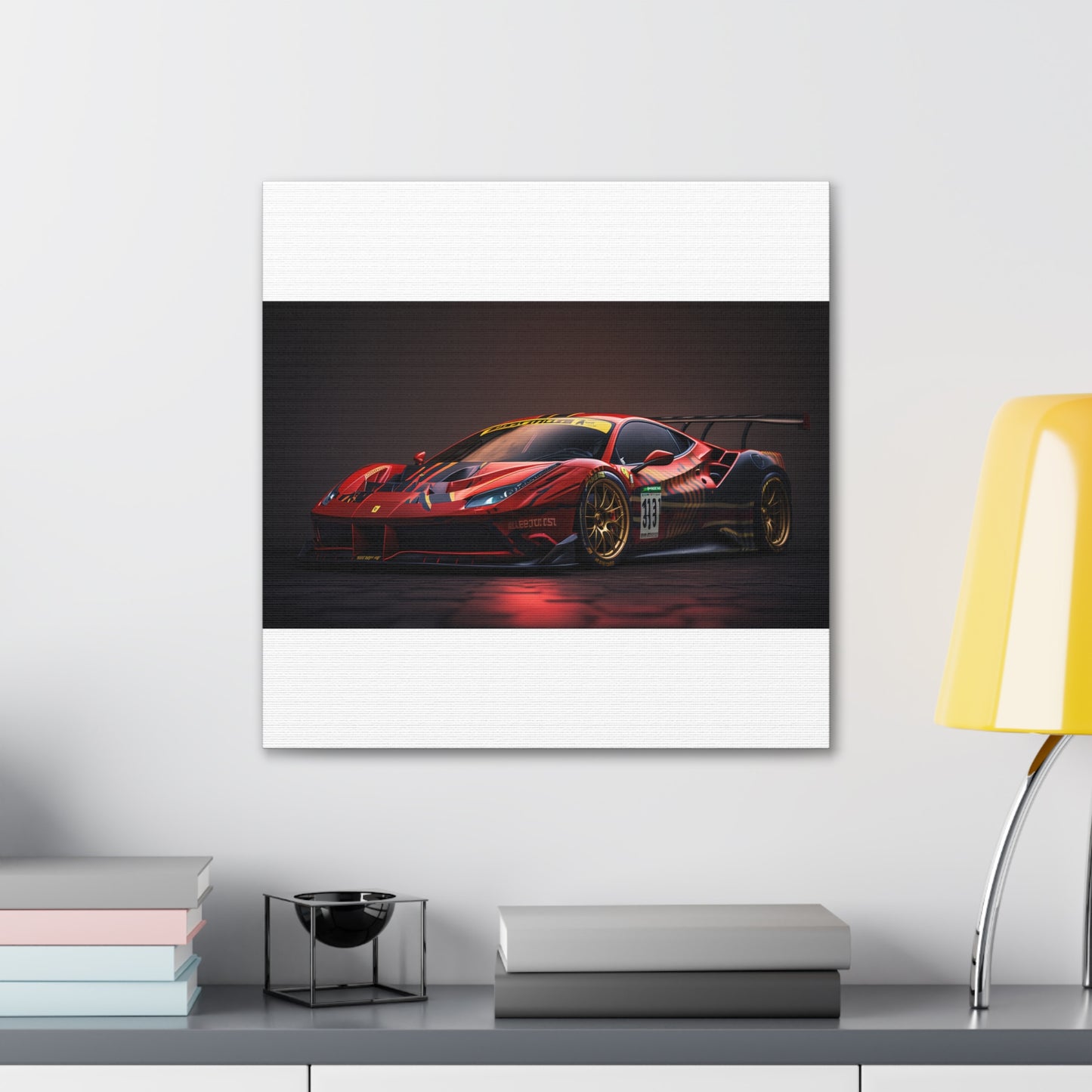 Canvas Gallery Wraps Ferrari Red 1