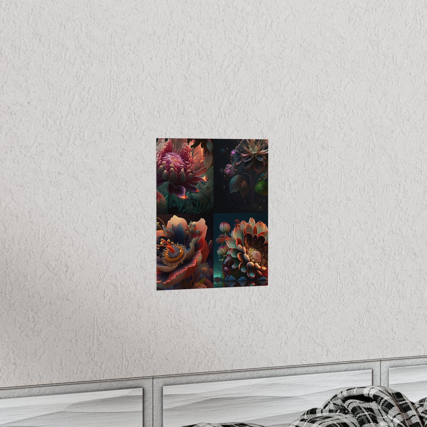 Premium Matte Vertical Posters Flower Arangment 5