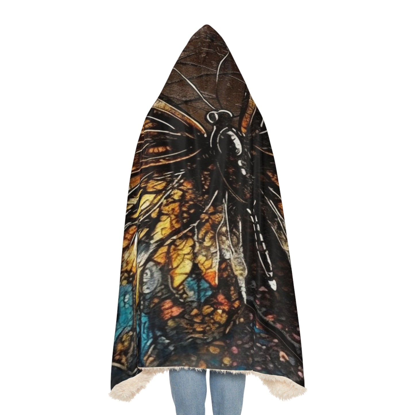 Snuggle Hooded Blanket Water Butterfly Street 1