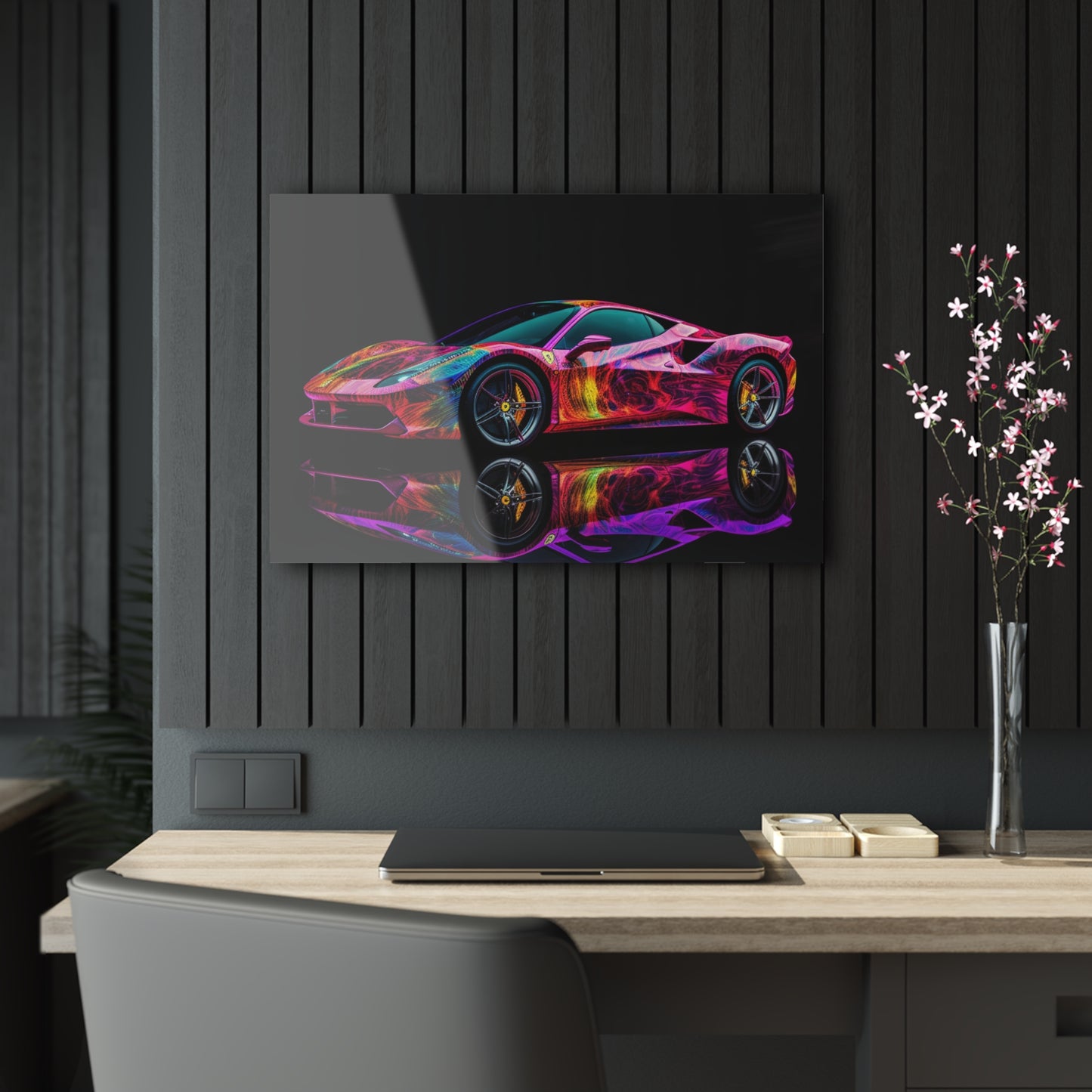 Acrylic Prints Ferrari Color 4