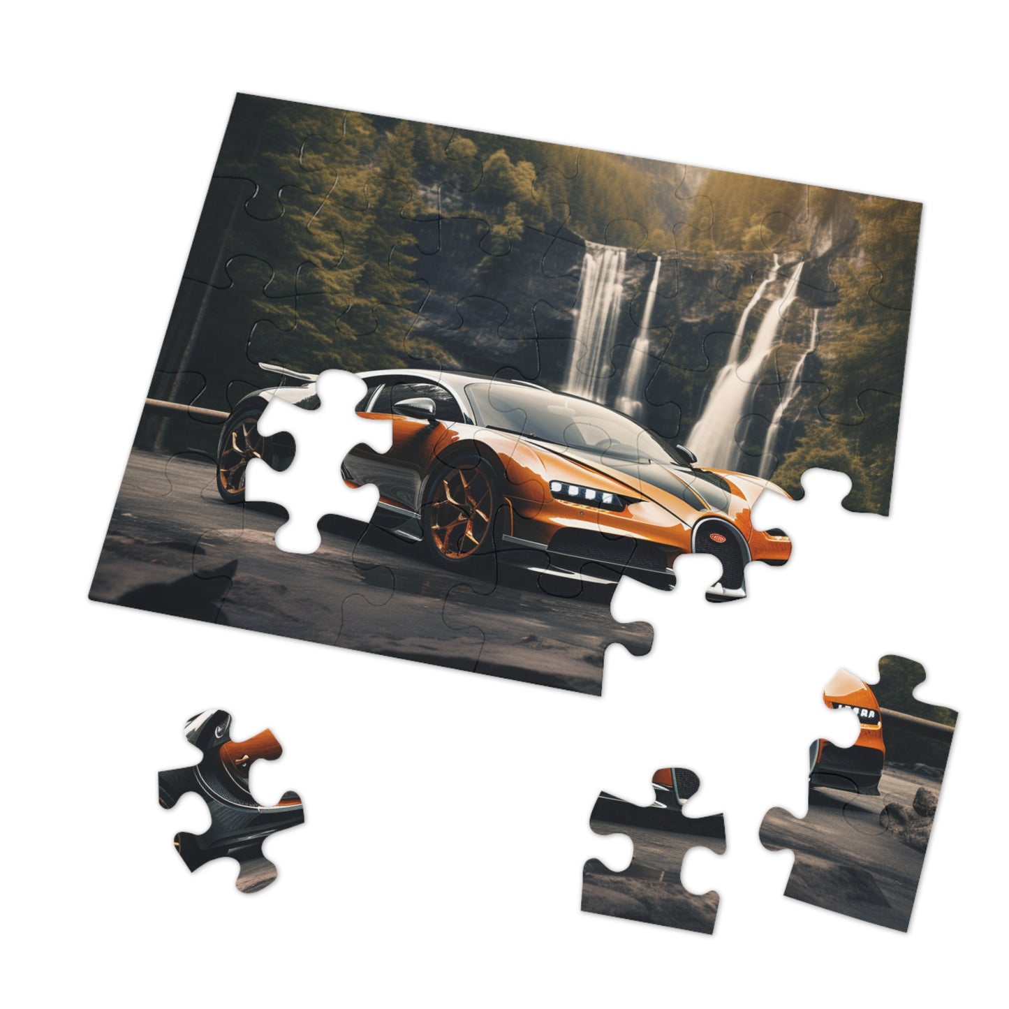 Jigsaw Puzzle (30, 110, 252, 500,1000-Piece) Bugatti Waterfall 3