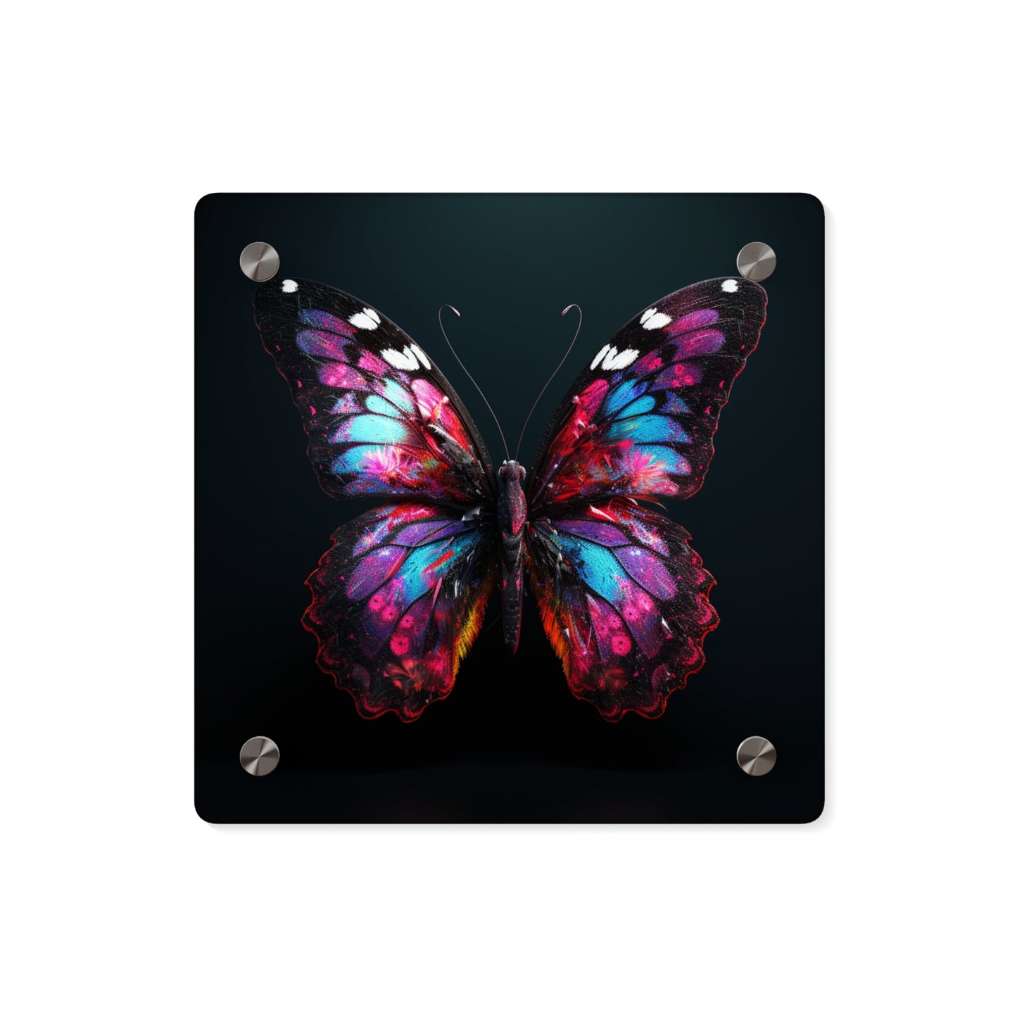 Acrylic Wall Art Panels Hyper Butterfly Real