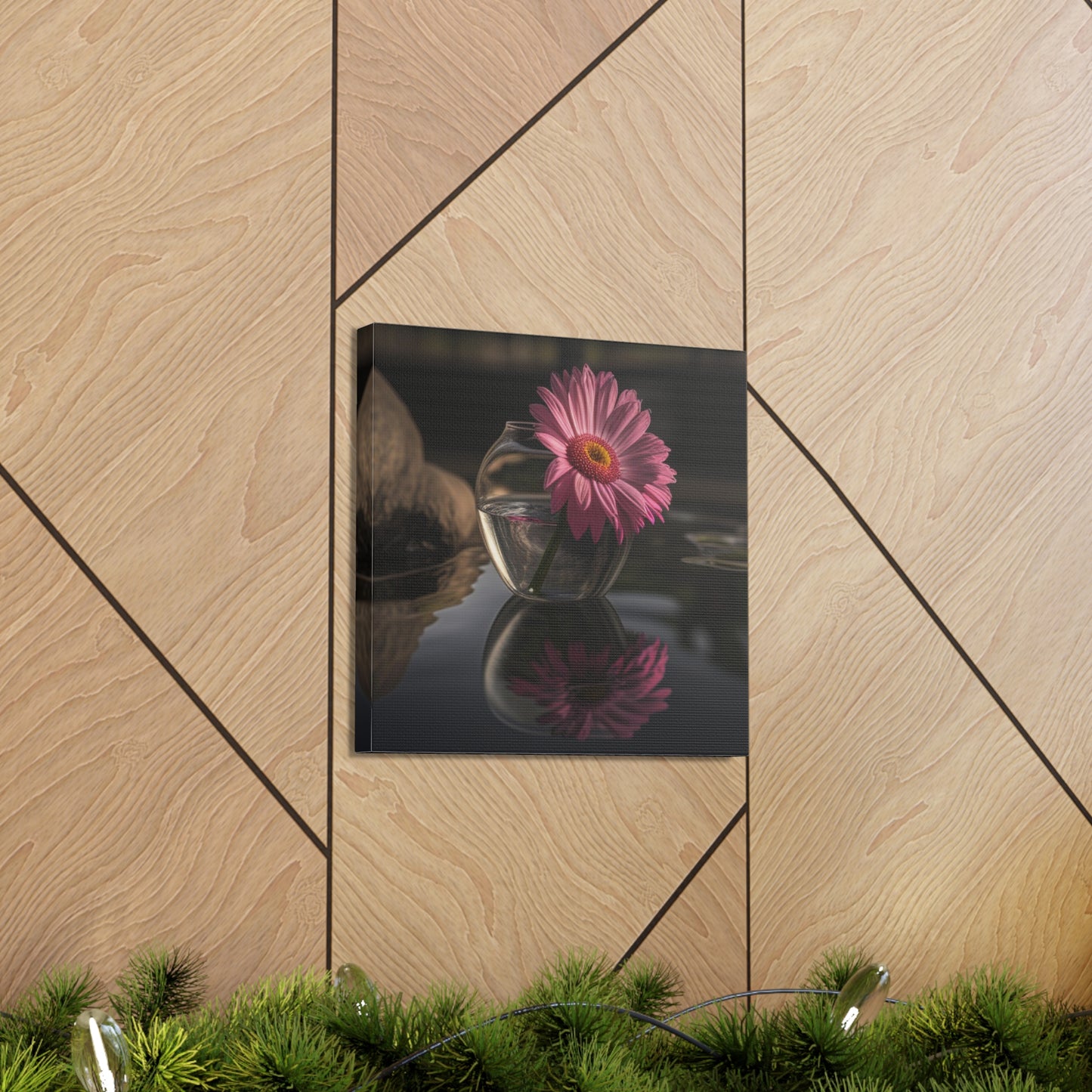 Canvas Gallery Wraps Pink Daisy 2
