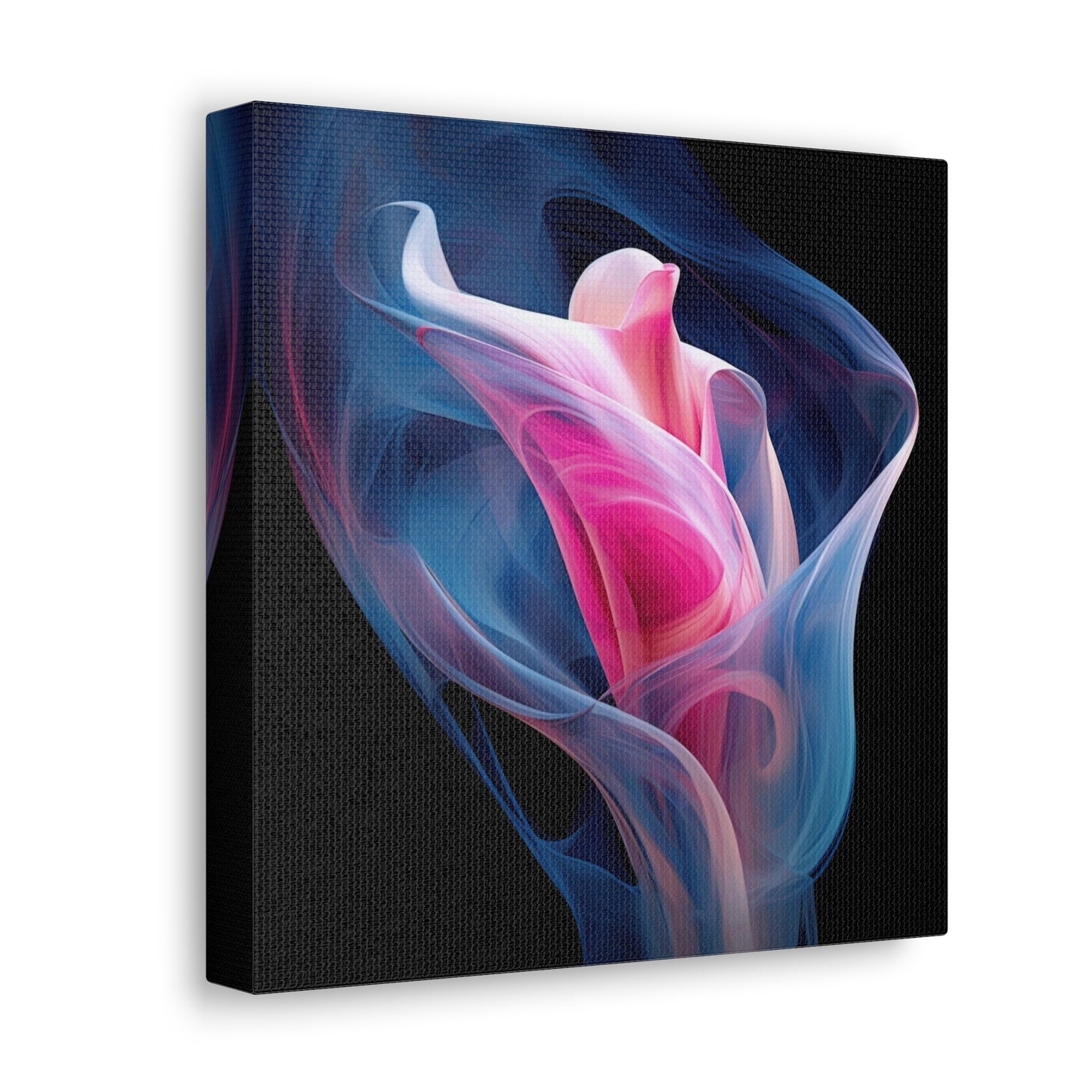 Canvas Gallery Wraps Pink & Blue Tulip Rose 3