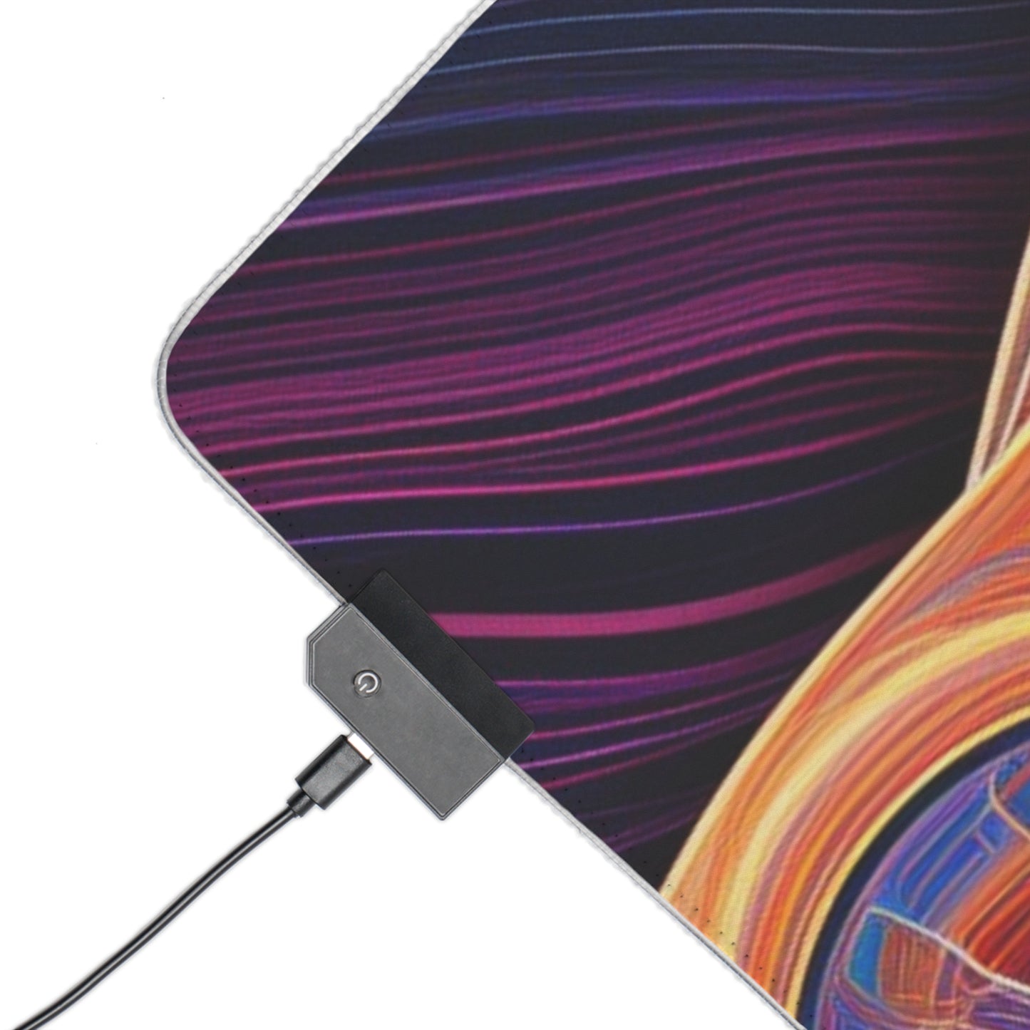 LED Gaming Mouse Pad Bugatti Abstract Concept 2