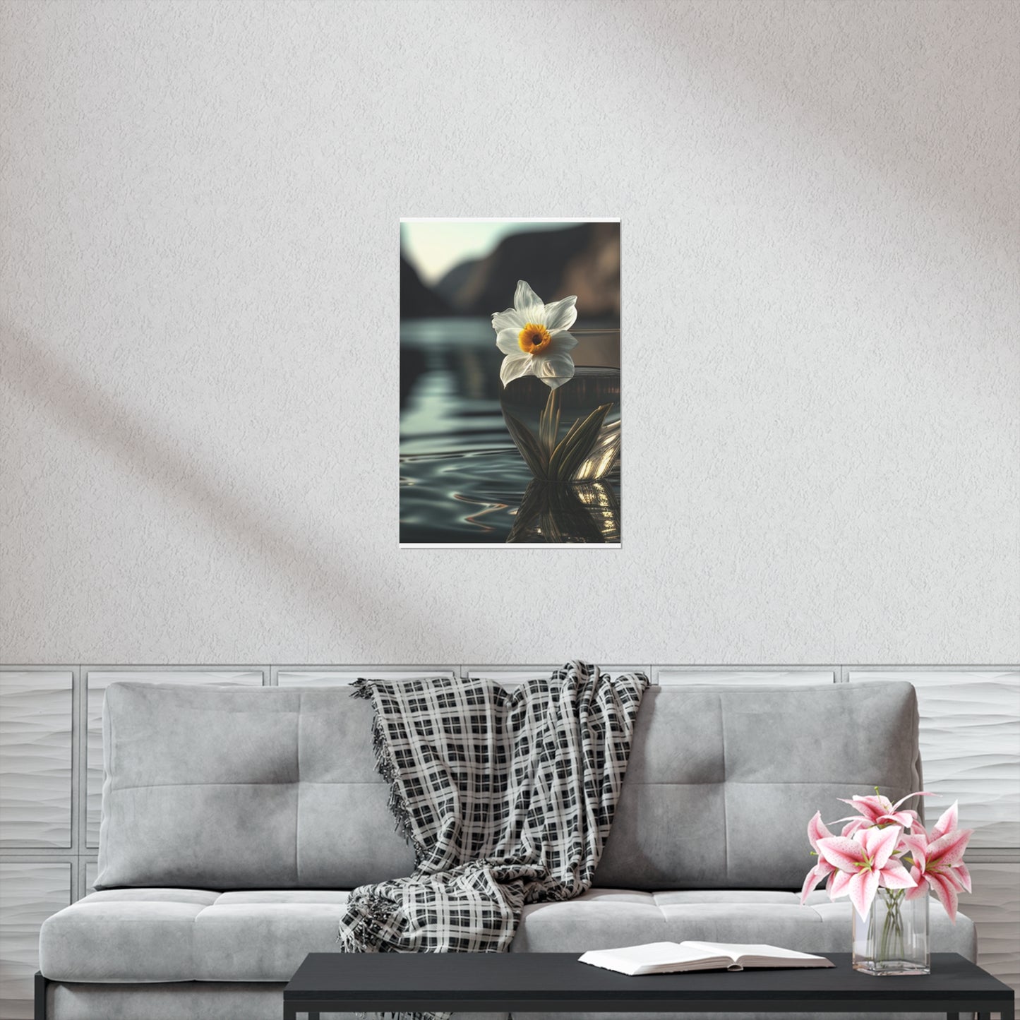 Premium Matte Vertical Posters Daffodil 2