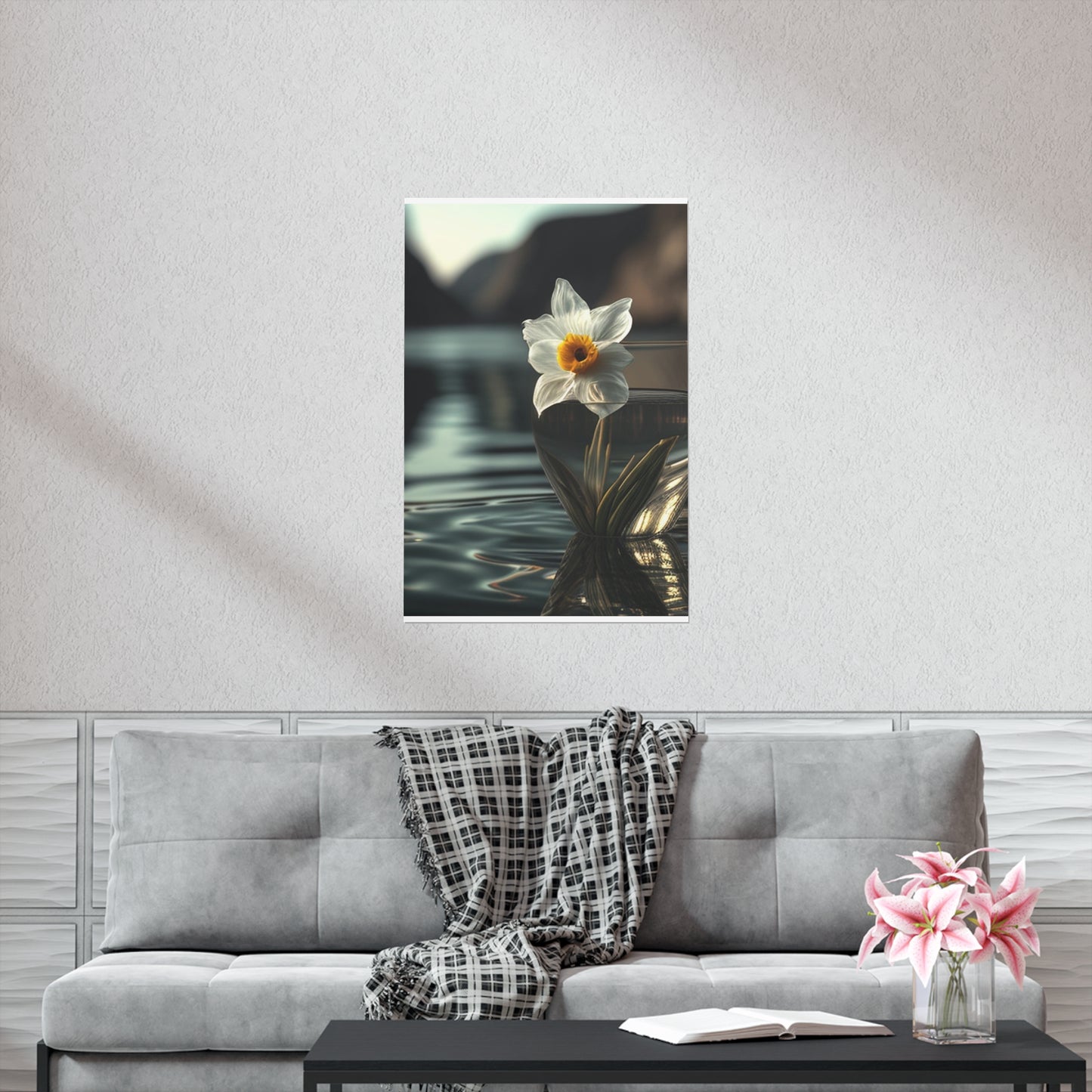 Premium Matte Vertical Posters Daffodil 2