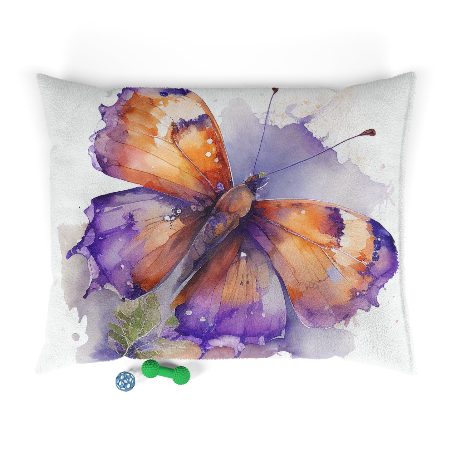 Pet Bed MerlinRose Watercolor Butterfly 2