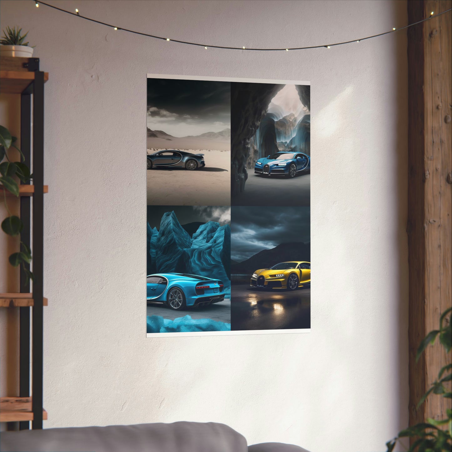 Premium Matte Vertical Posters Bugatti Real Look 5