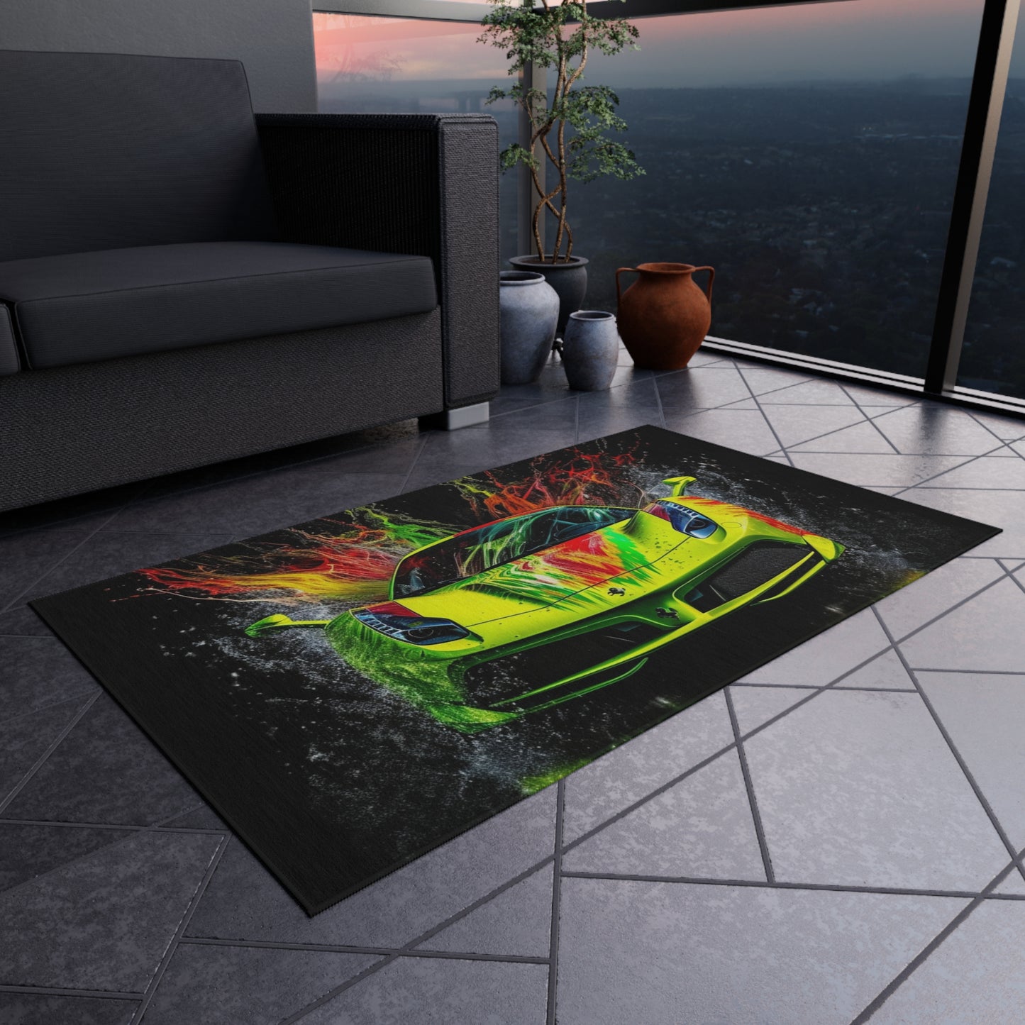 Outdoor Rug  Farrari Water 1