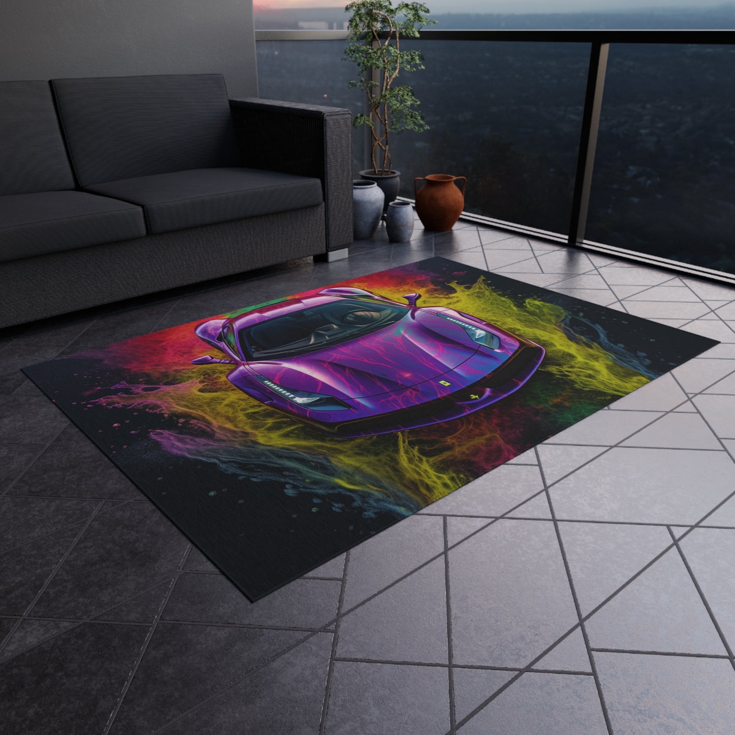 Outdoor Rug  Farrari Water 3