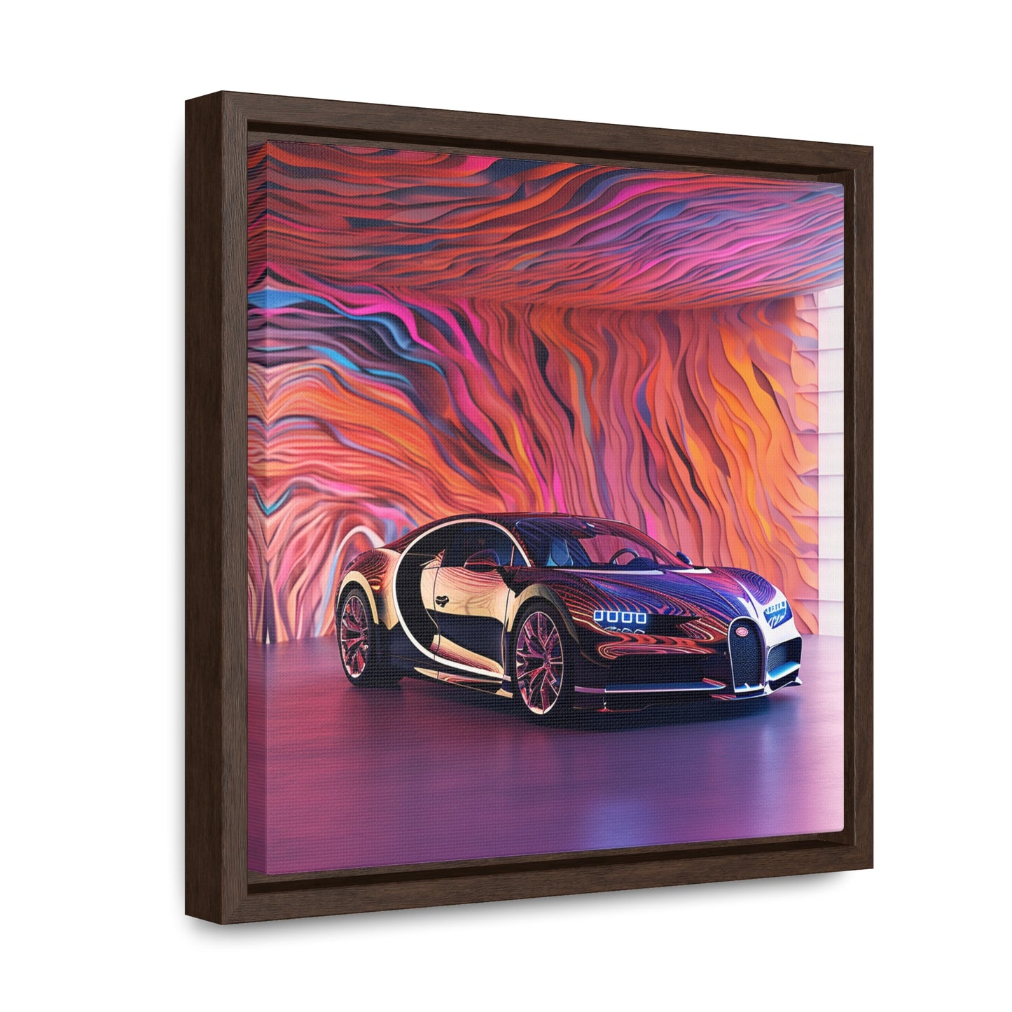 Gallery Canvas Wraps, Square Frame Bugatti Abstract Flair 4