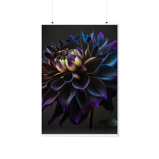 Premium Matte Vertical Posters Dahlia Purple 1