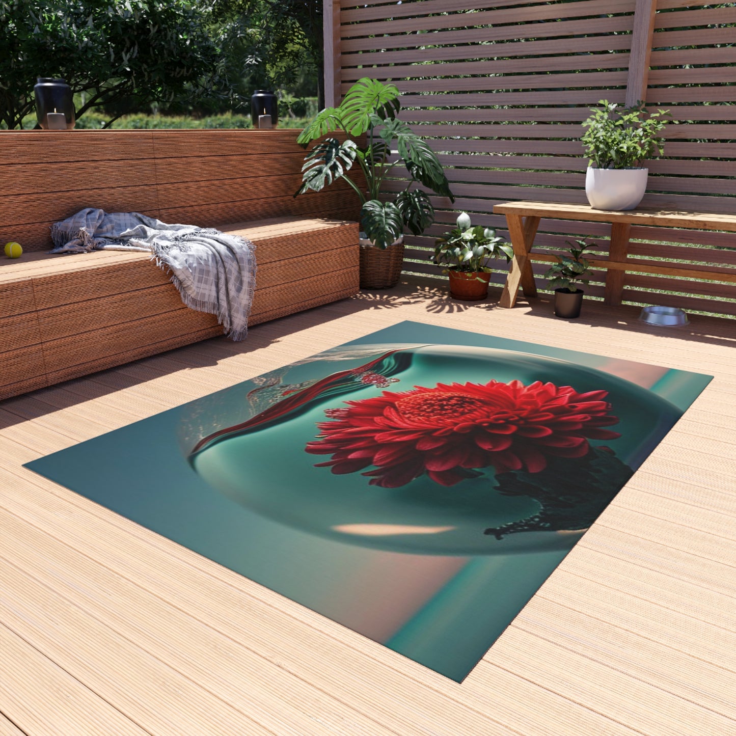 Outdoor Rug  Chrysanthemum 4