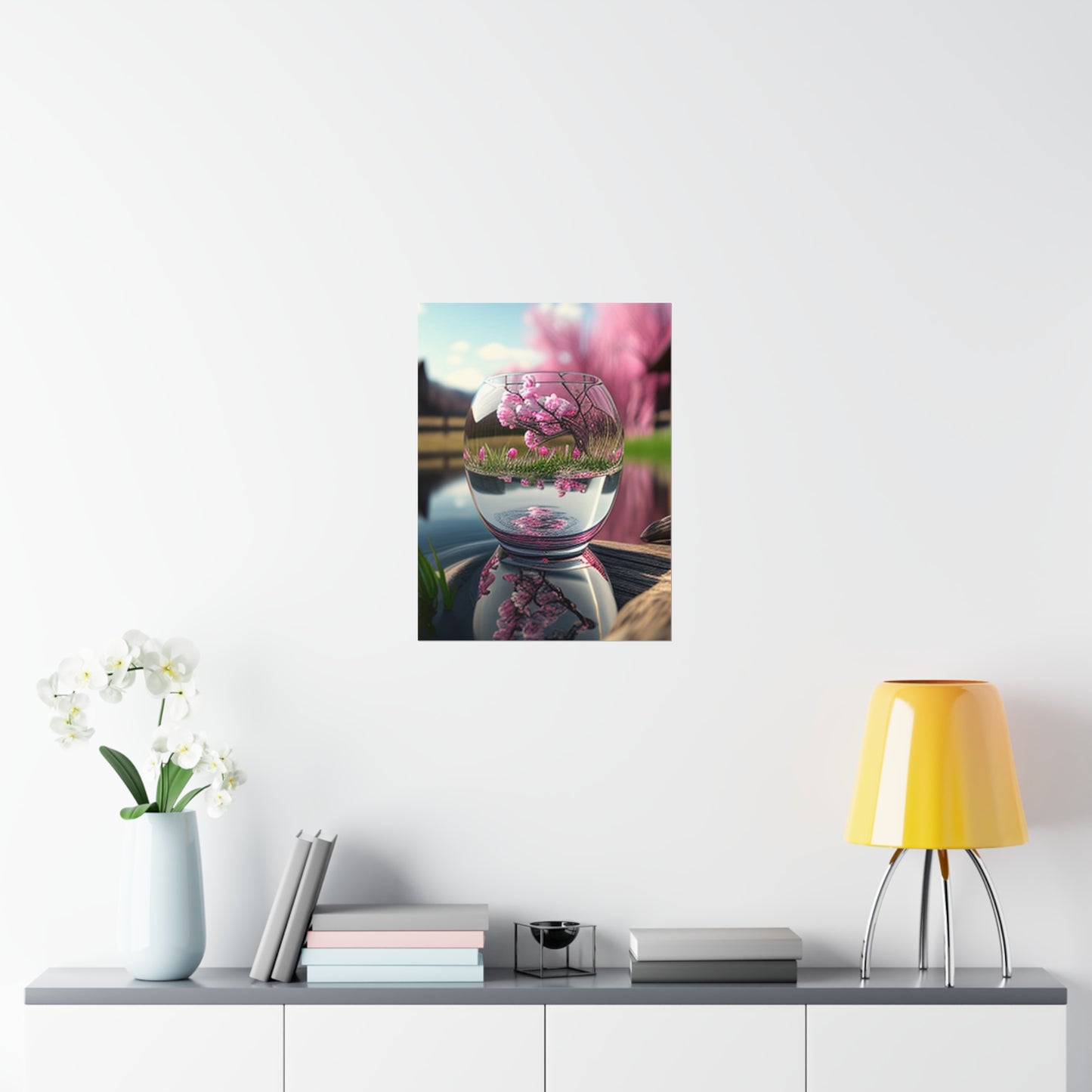 Premium Matte Vertical Posters Cherry Blossom 2