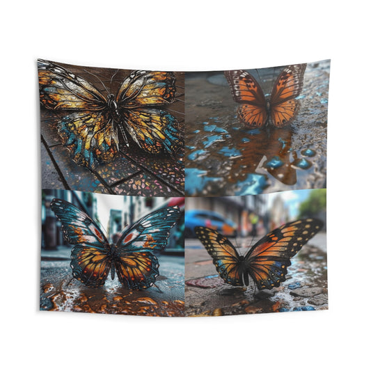 Indoor Wall Tapestries Water Butterfly Street 5