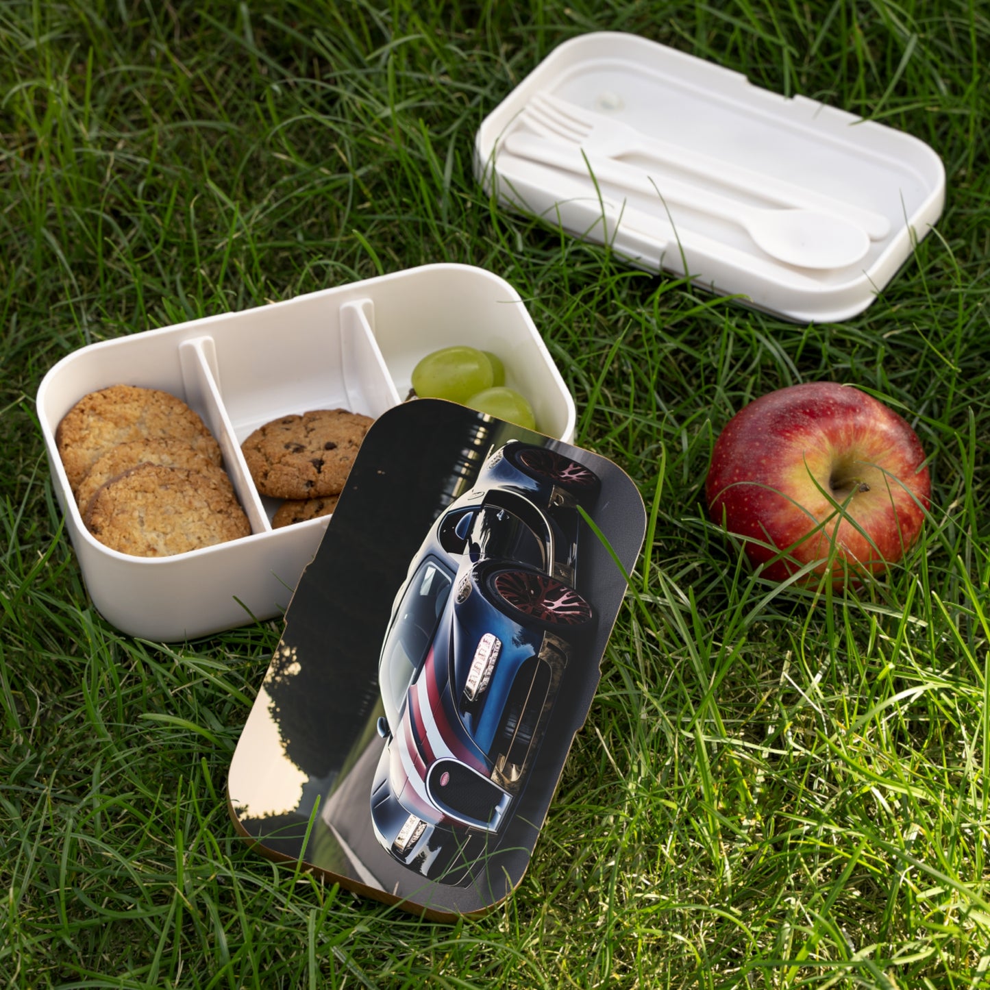 Bento Lunch Box Bugatti Flag American 1