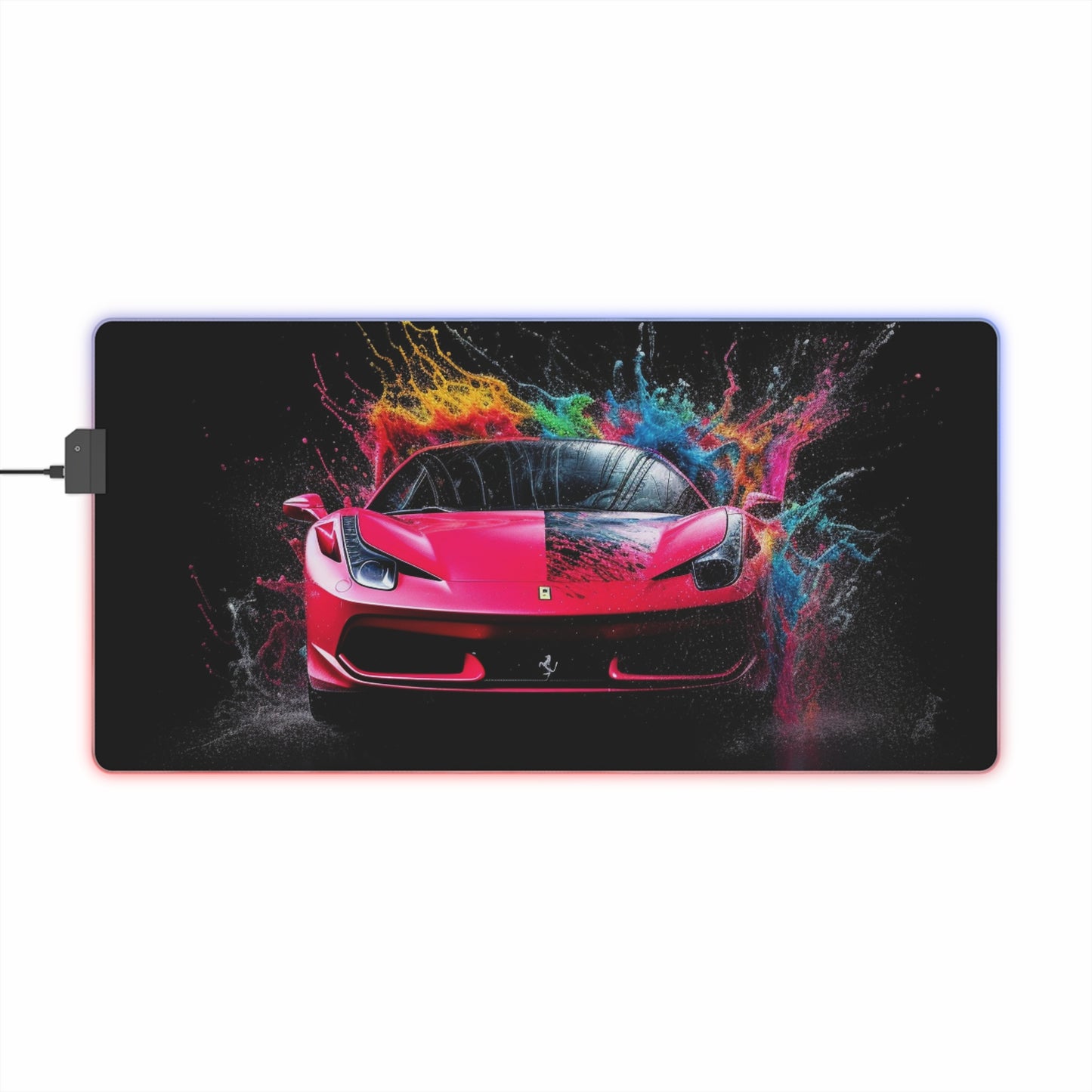 LED Gaming Mouse Pad Ferrari Water Splash 2