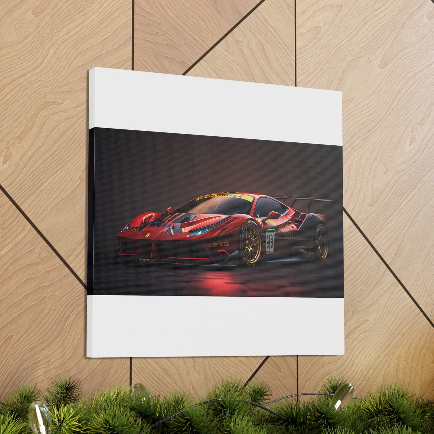 Canvas Gallery Wraps Ferrari Red 1