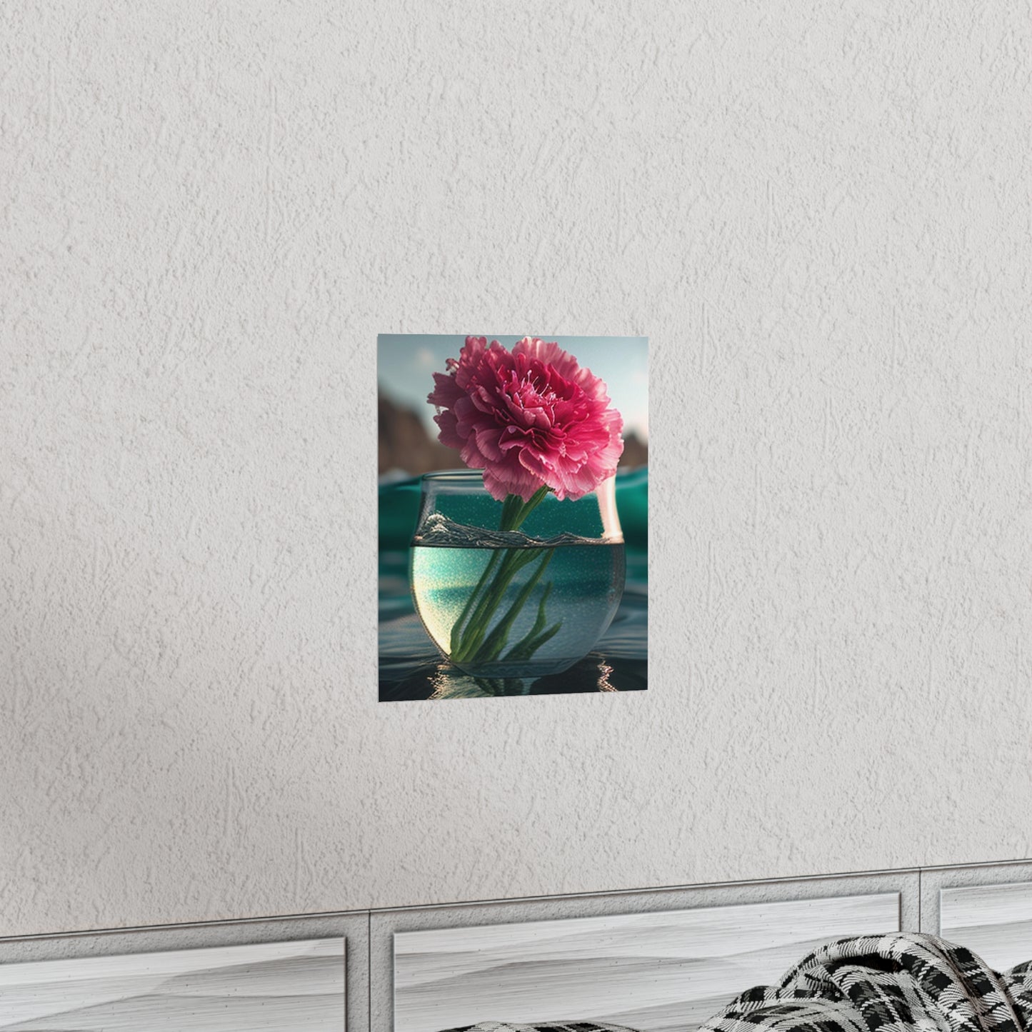 Premium Matte Vertical Posters Carnation 1