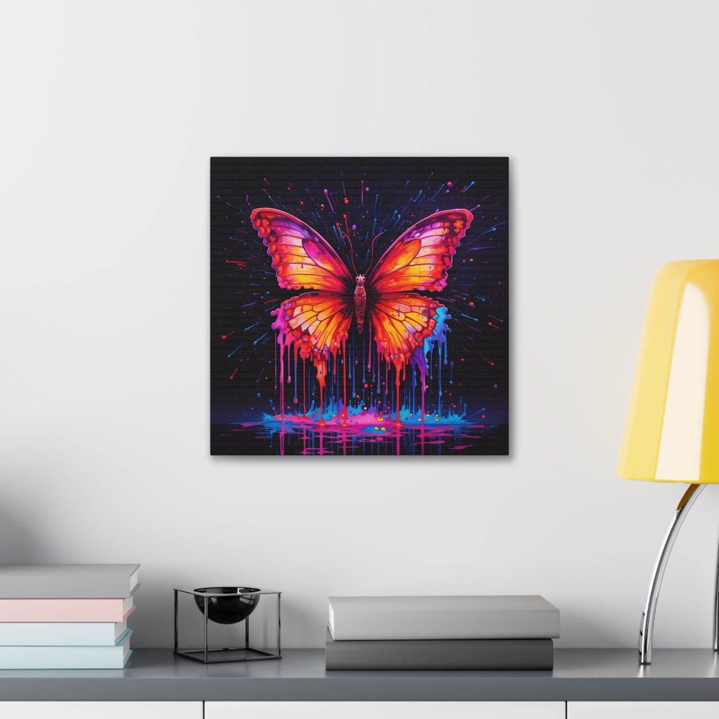 Canvas Gallery Wraps Pink Butterfly Flair 4