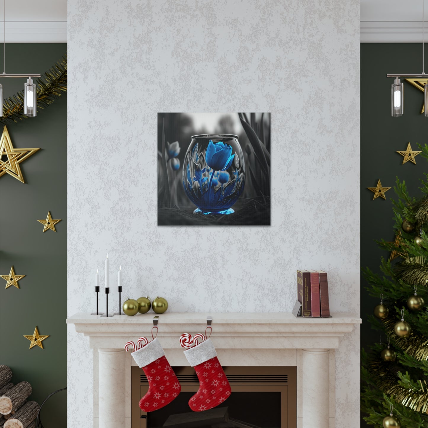 Canvas Gallery Wraps Tulip Blue 2
