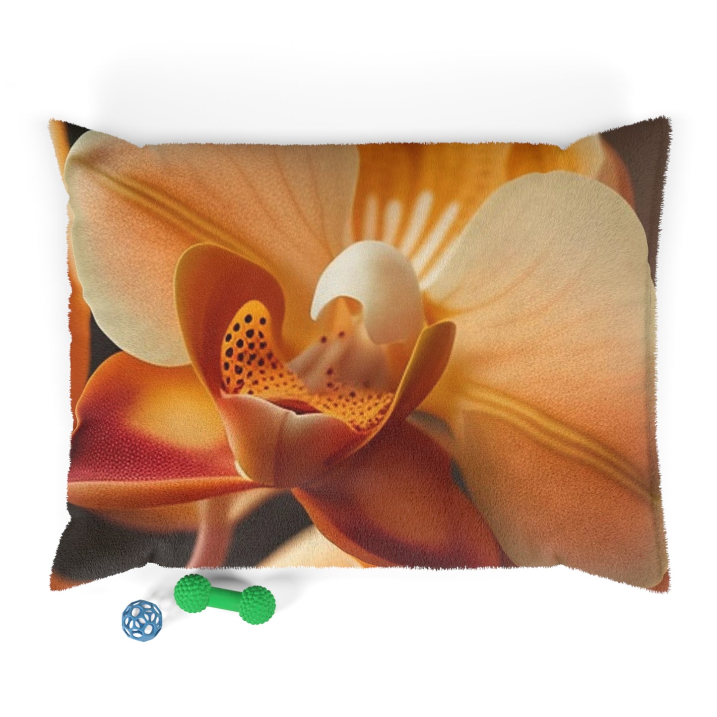 Pet Bed Orange Orchid 3